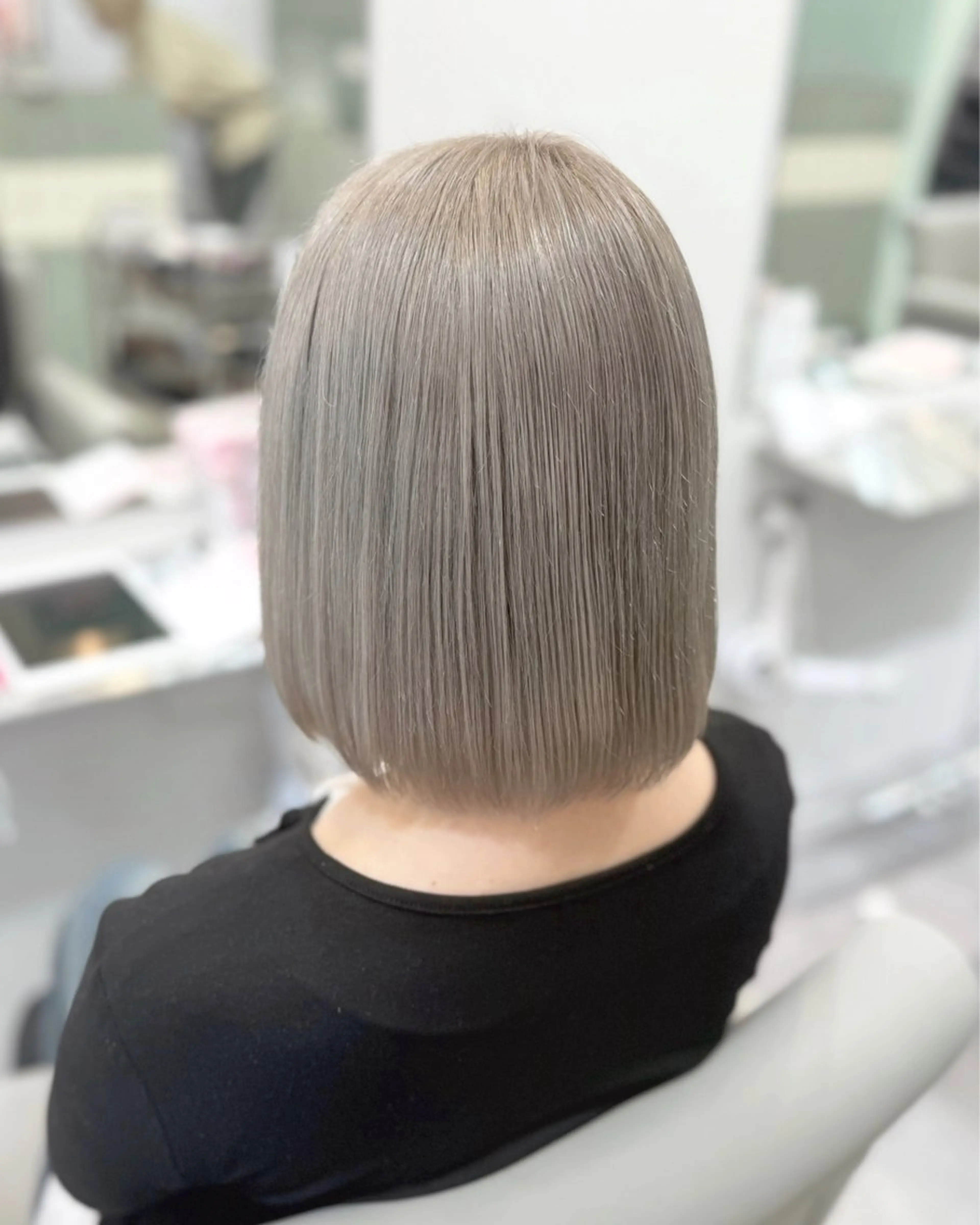 カラー YUZUKI艶カラー /似合わせ小顔カットのヘアスタイル