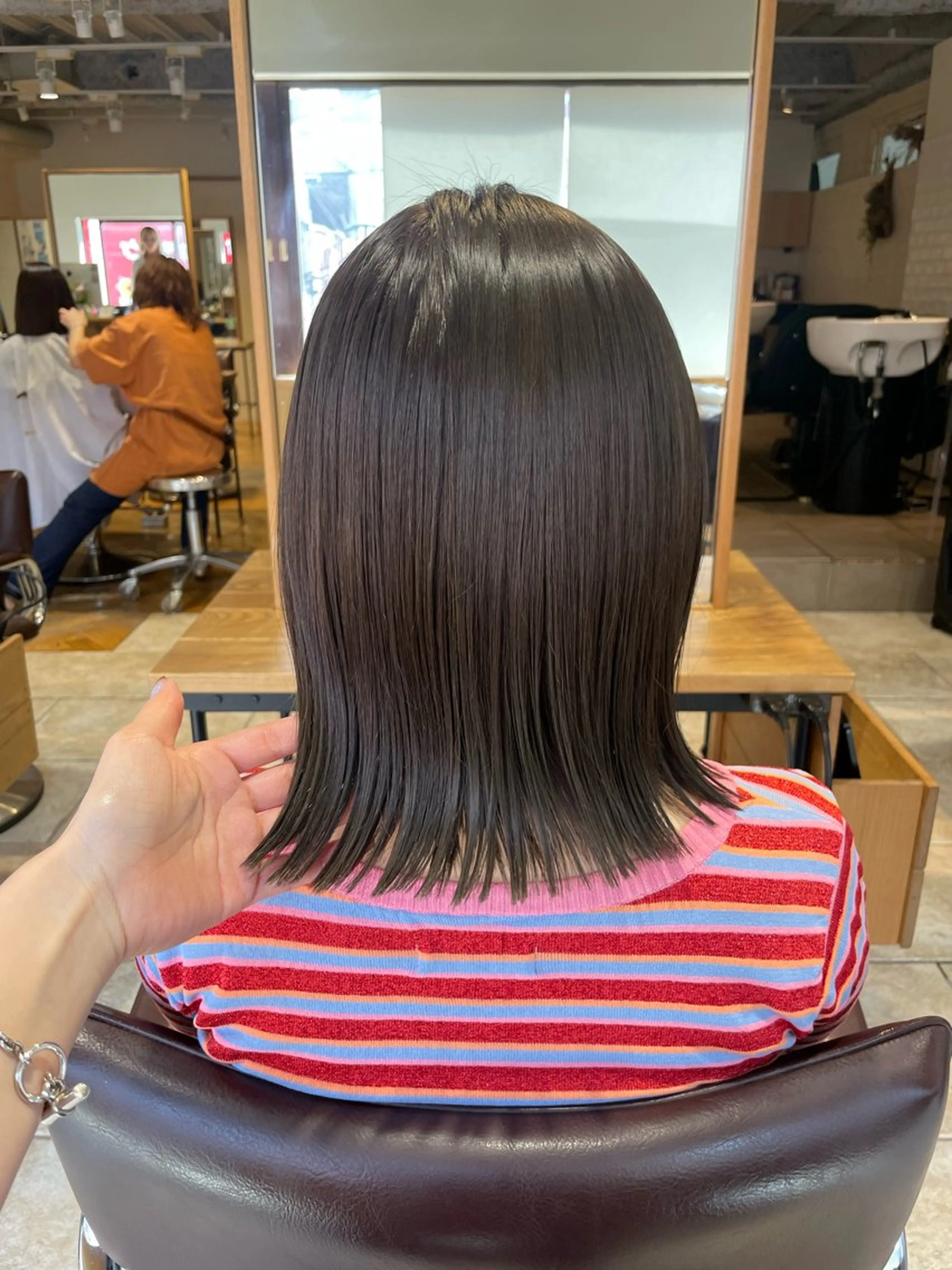 ショート カラー トリートメント レイヤー／髪質改善／ 銀座／CHIEのヘアスタイル