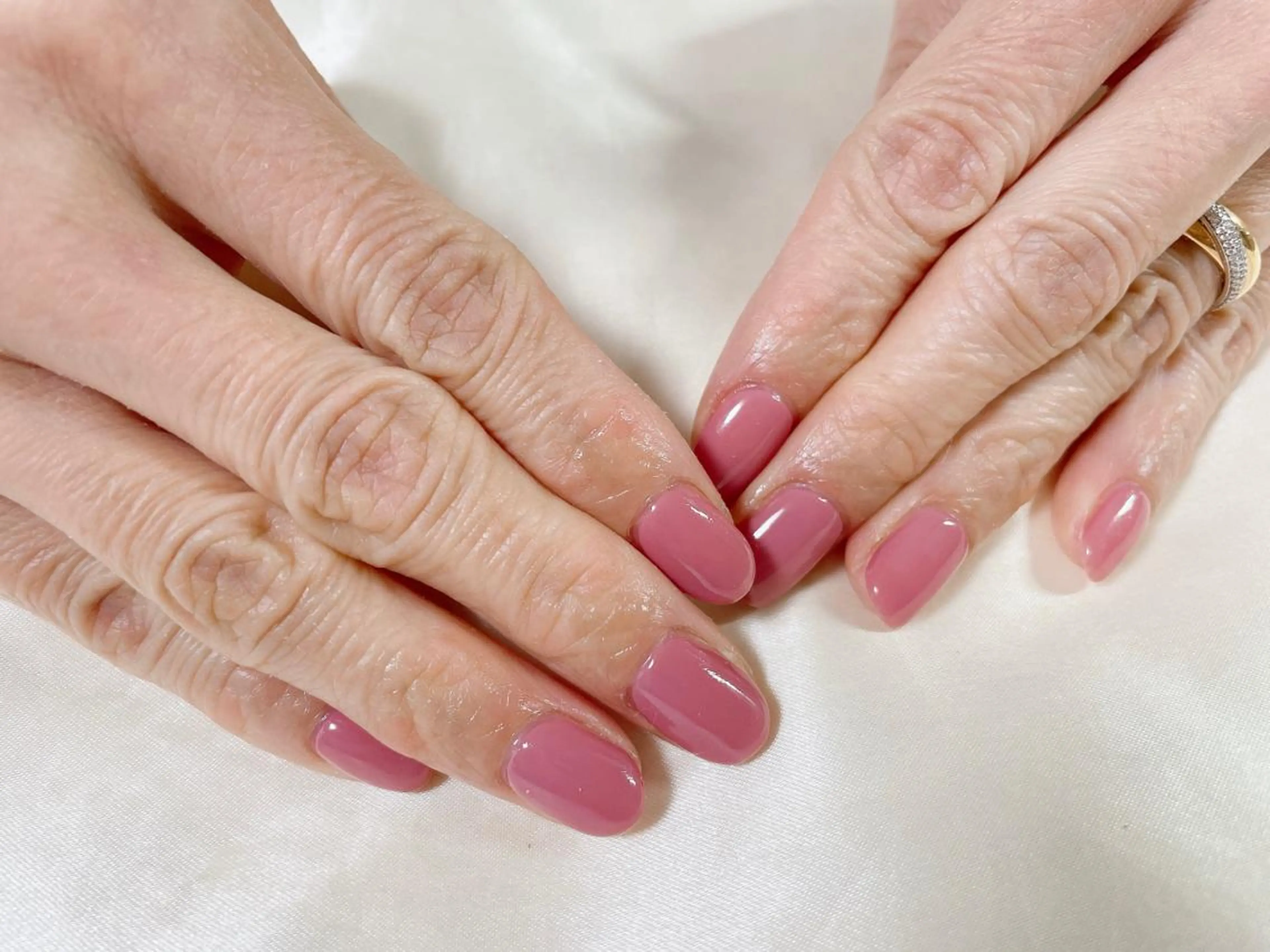 ネイル ワンカラーネイル 春ネイル kikinail 溝の口のネイルデザイン