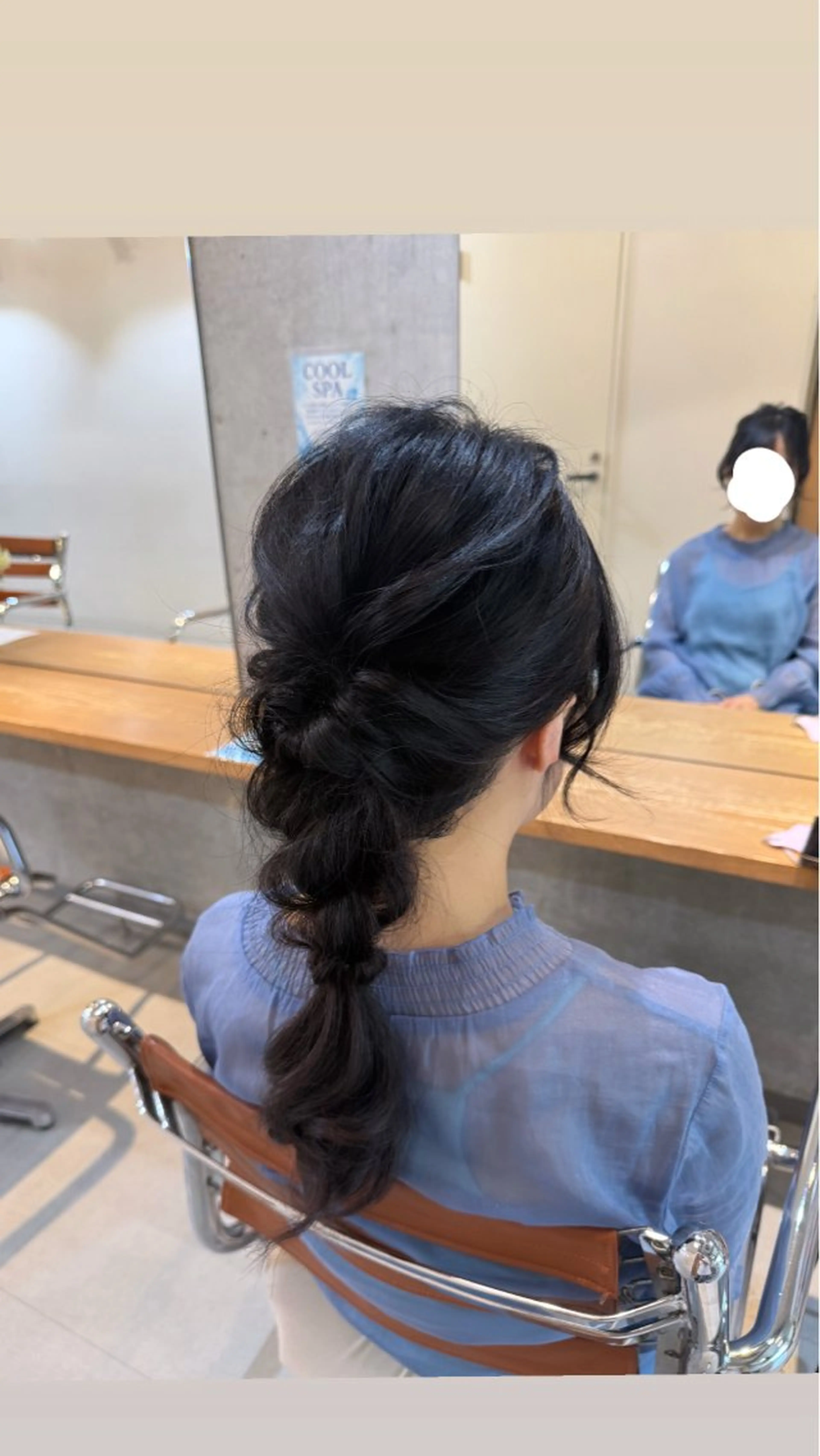 セミロング ヘアセット sakura カットモデル募集💖のヘアスタイル