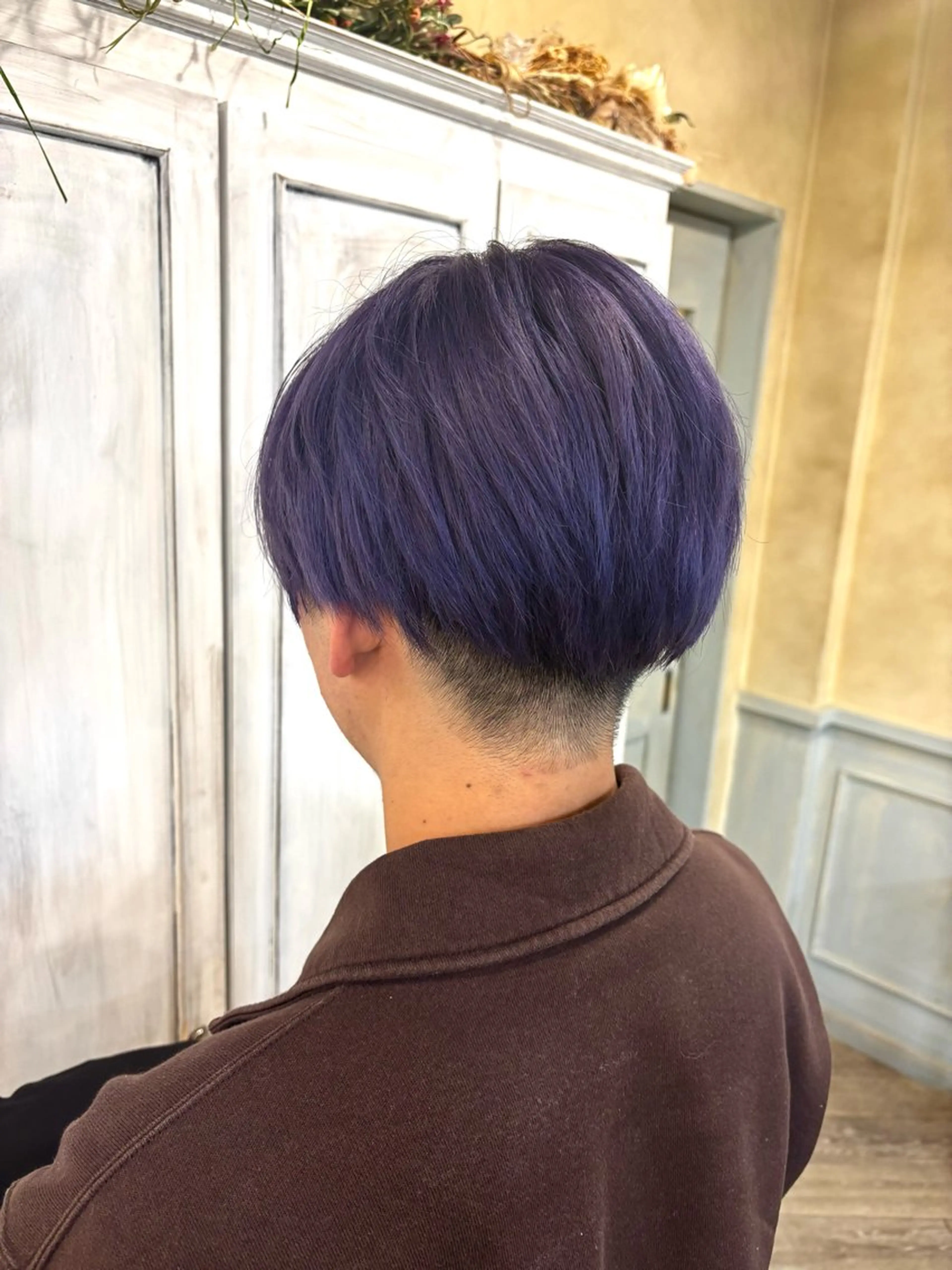 カラー メンズ ヘアカラー アオバ / ハイトーンカラーのヘアスタイル