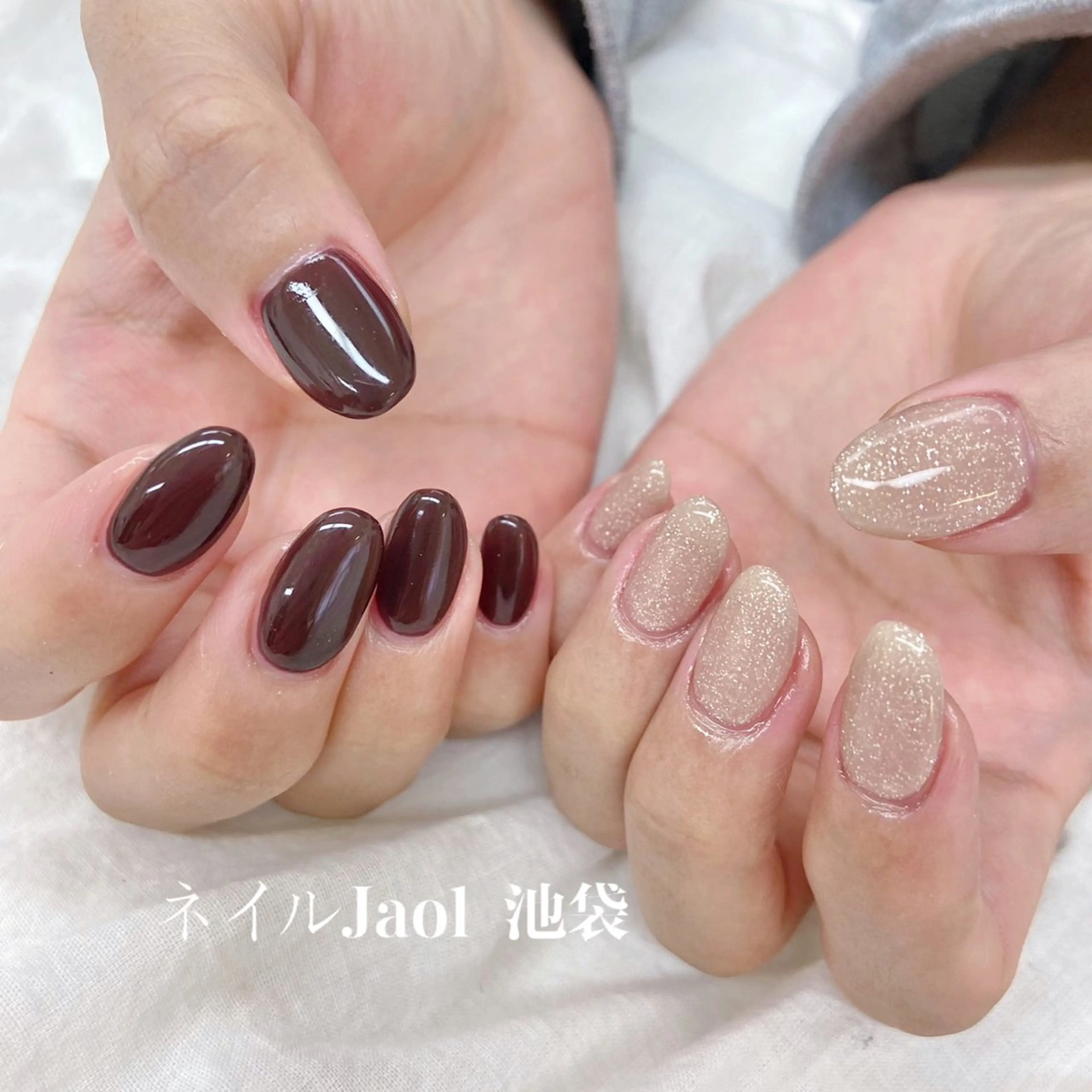 ミディアム ハンドネイル nail jaol池袋店所属・ネイルJaol 池袋のネイルデザイン