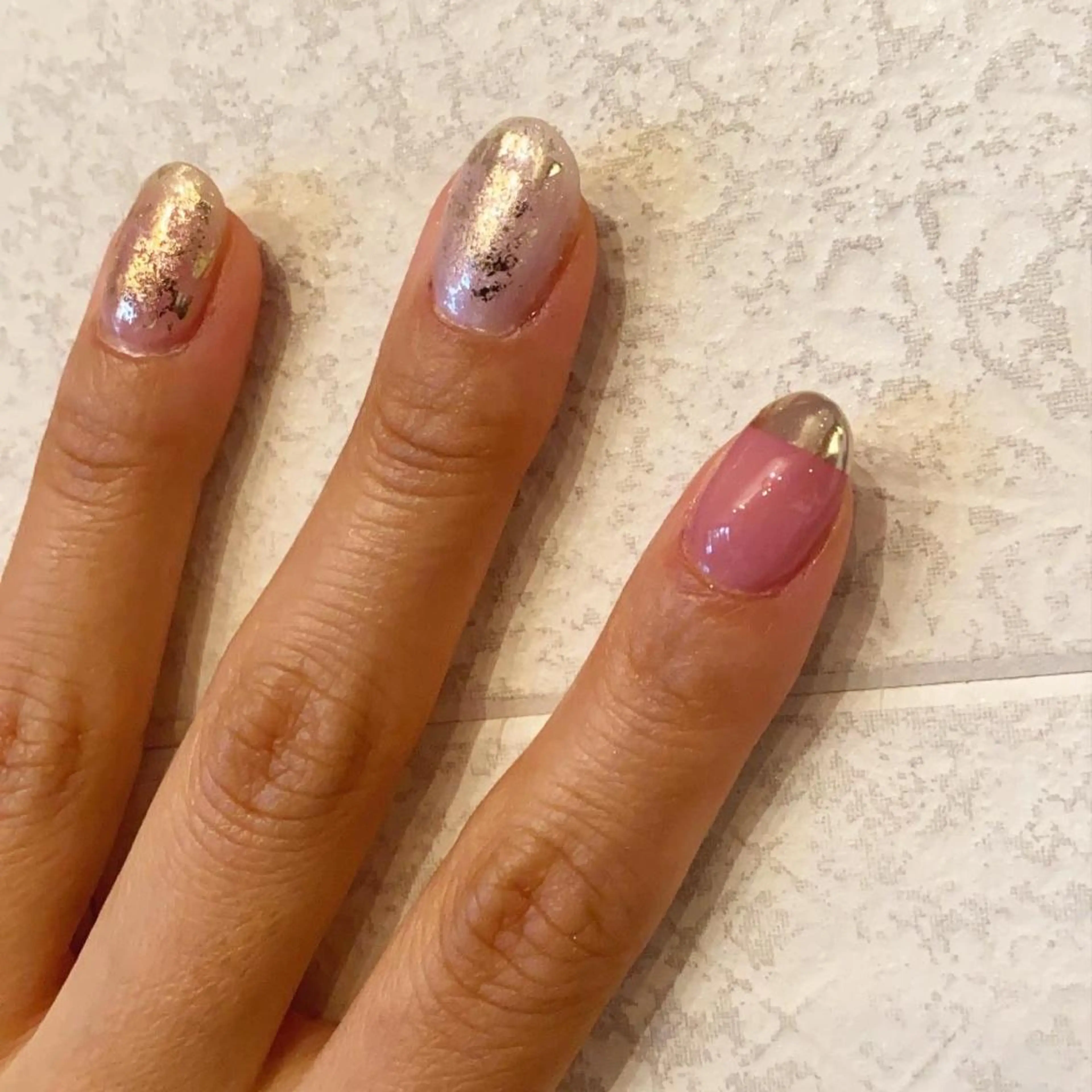 ネイル アートネイル ミラーネイル ピンク ハンドネイル Bethlee nailsのネイルデザイン