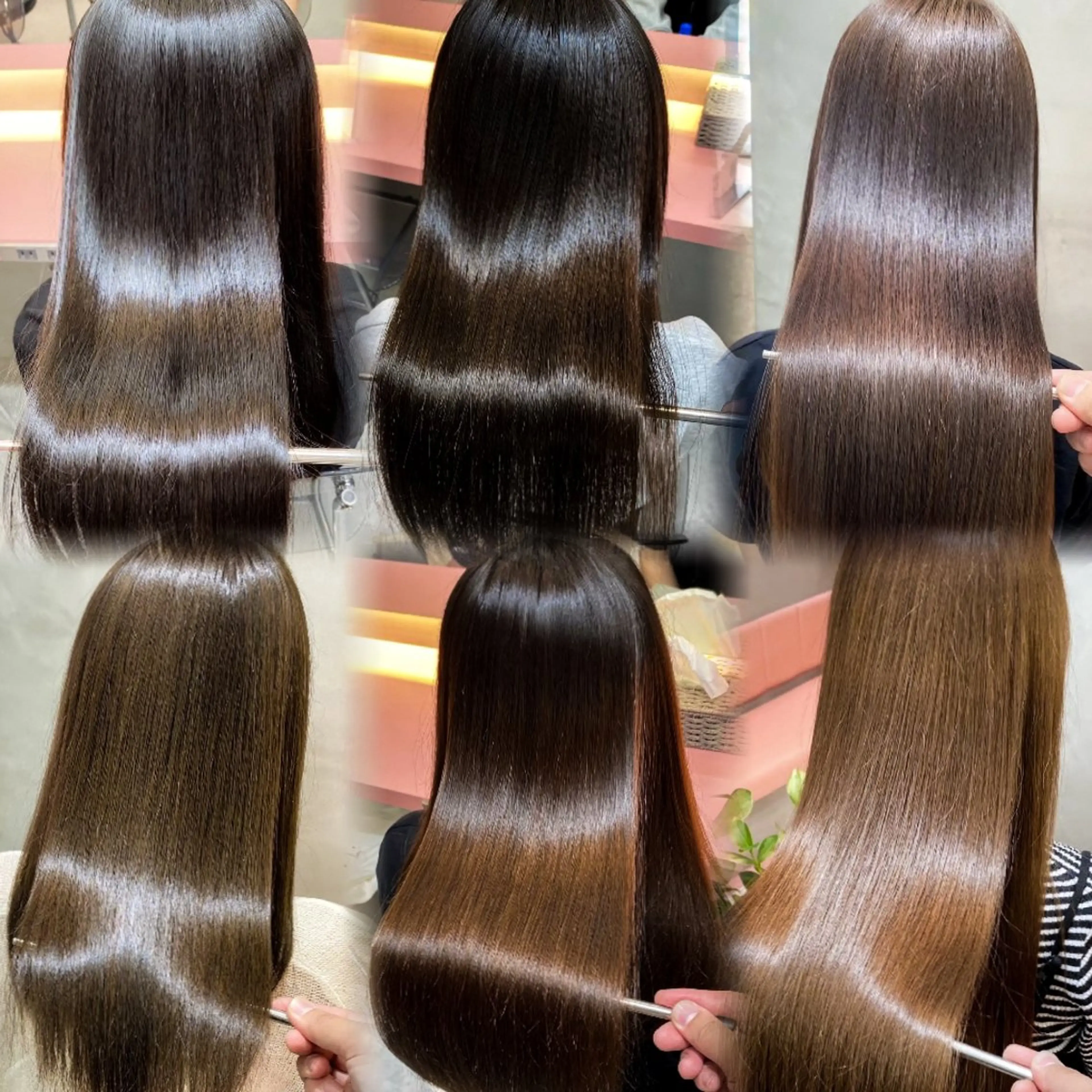 ❣️当日限定❣️骨格診断カット+髪質改善縮毛矯正+トリートメント【韓国/レイヤー/ボブ/ウルフ/ショート/前髪】の写真