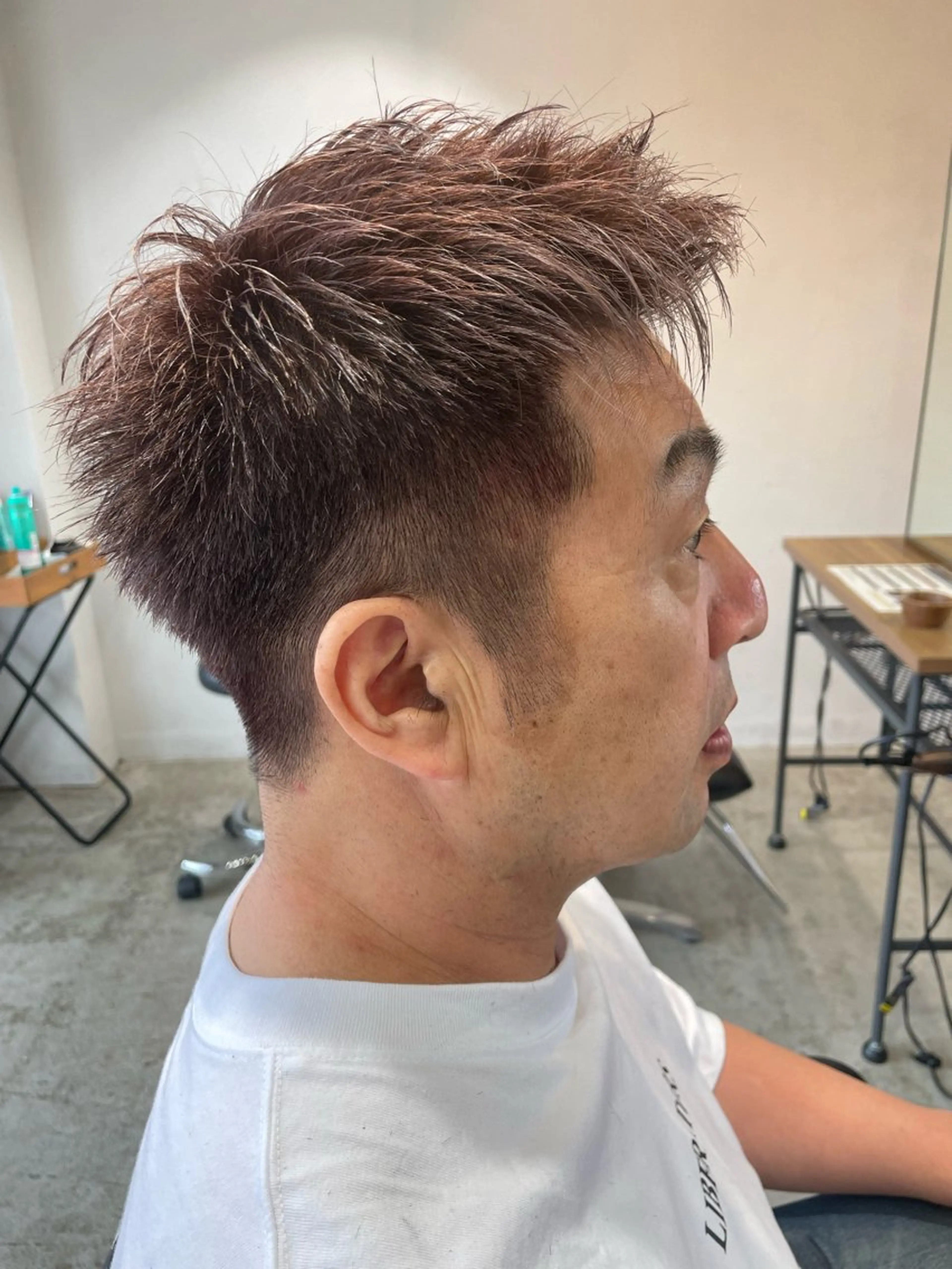 メンズ ツーブロック 刈り上げ カット ヘアカラー 【un】 MANAのヘアスタイル