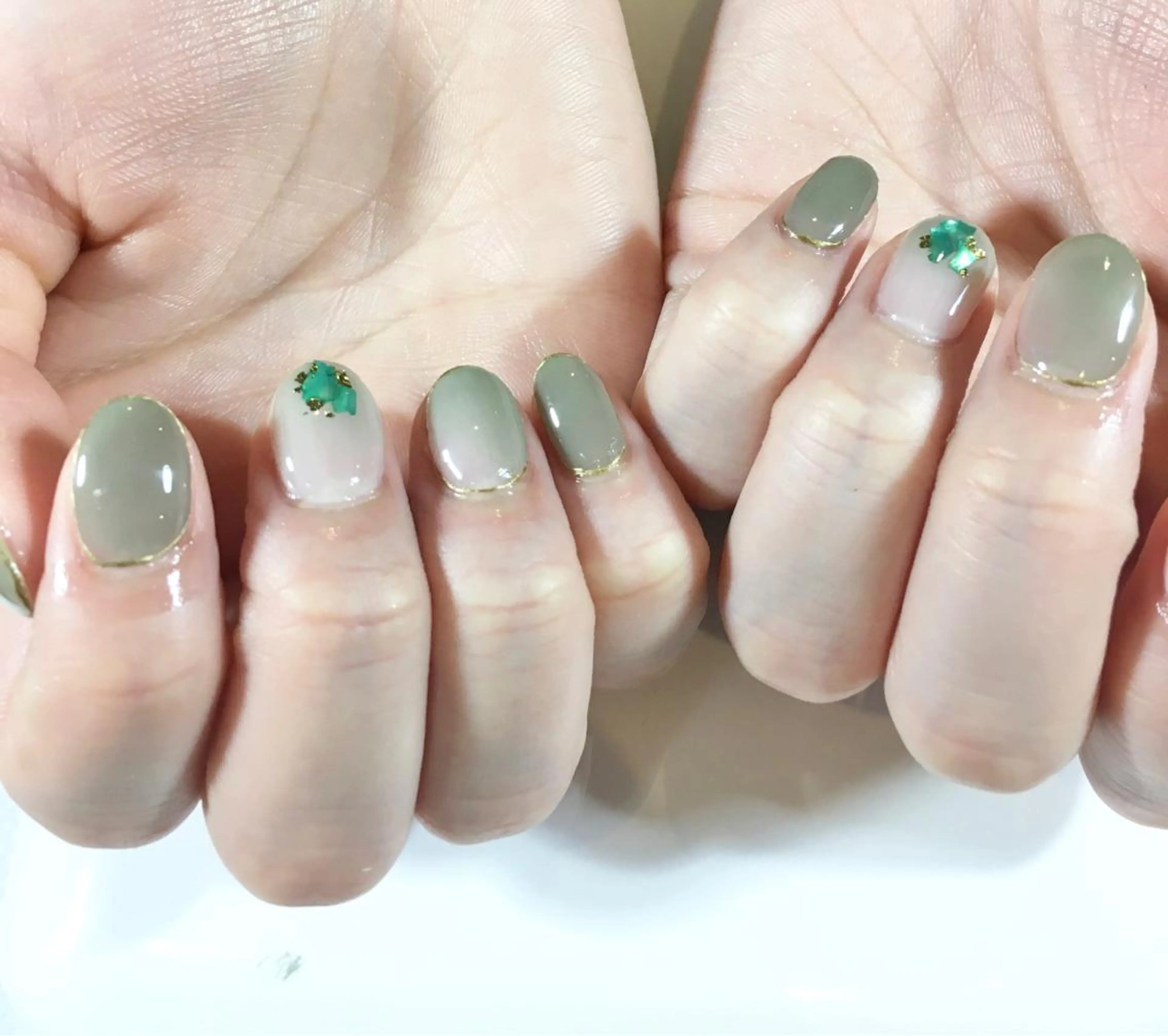 ネイル ピスタチオネイル ハンドネイル DEEP nail salonのネイルデザイン