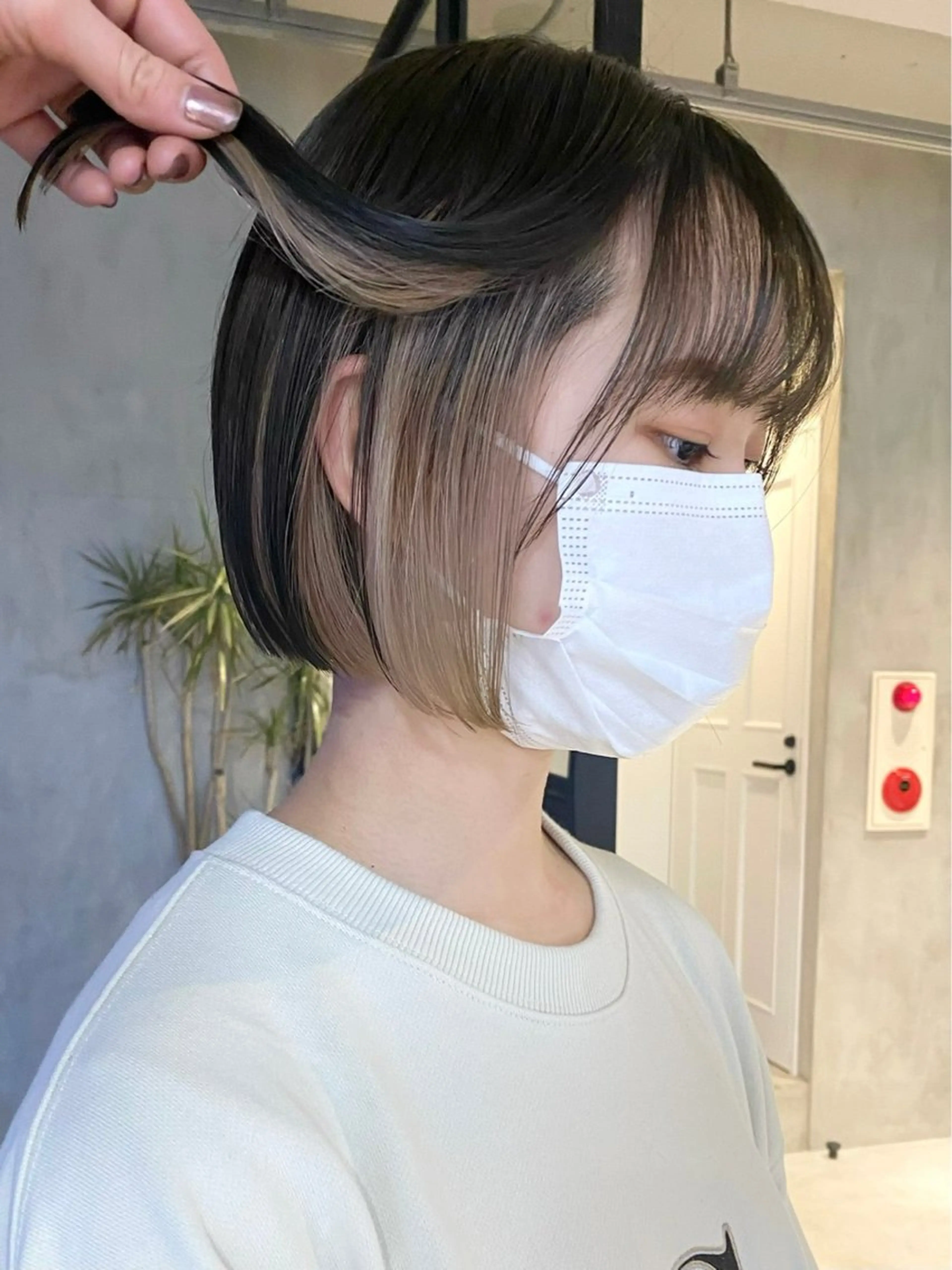ショート カラー ヘアカラー トリートメント [メンズパーマ特化] 棚橋大翔のヘアスタイル