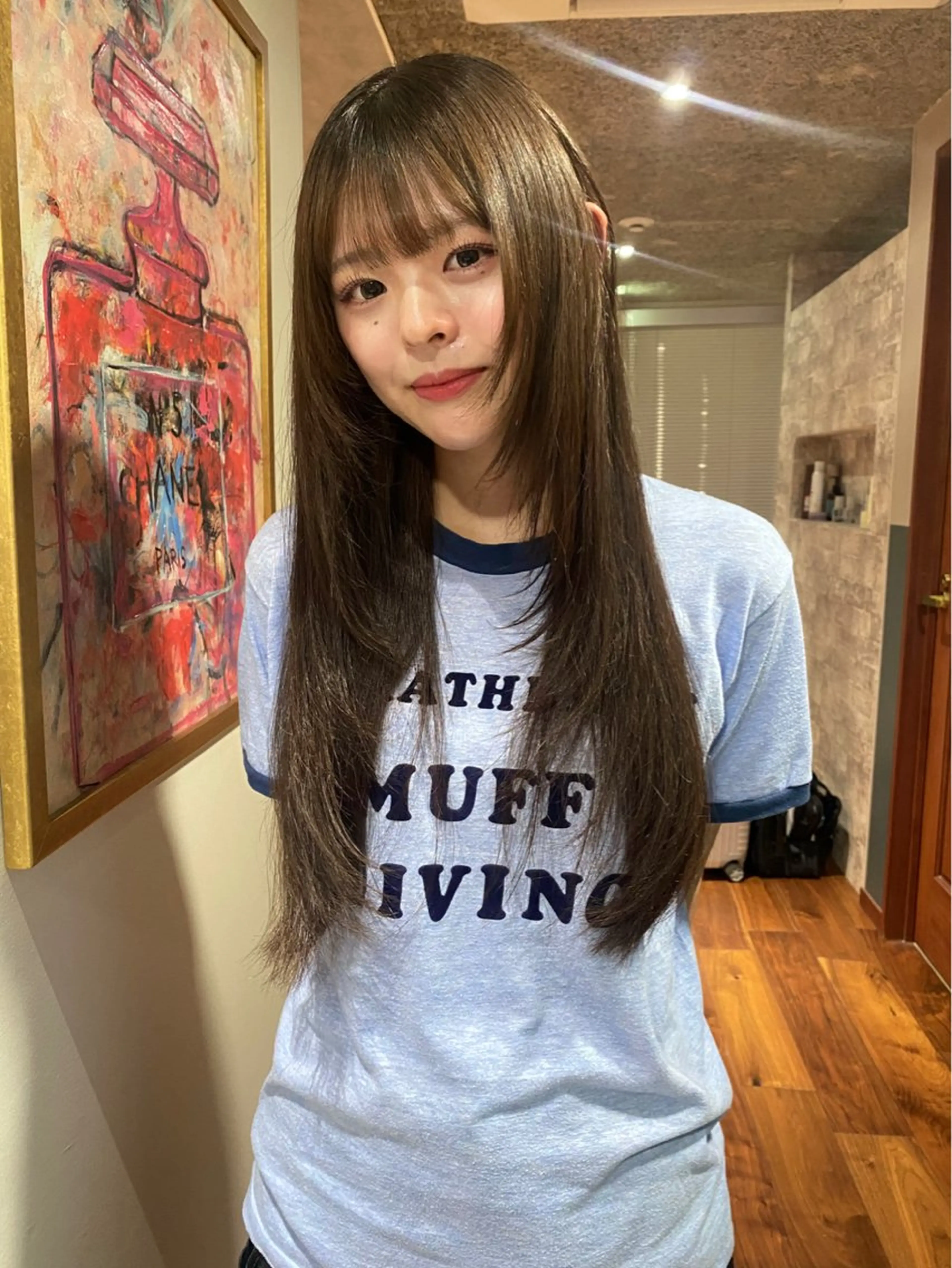 ロング カラー カット ヘアカラー トリートメント mai / linoah˚✧のヘアスタイル