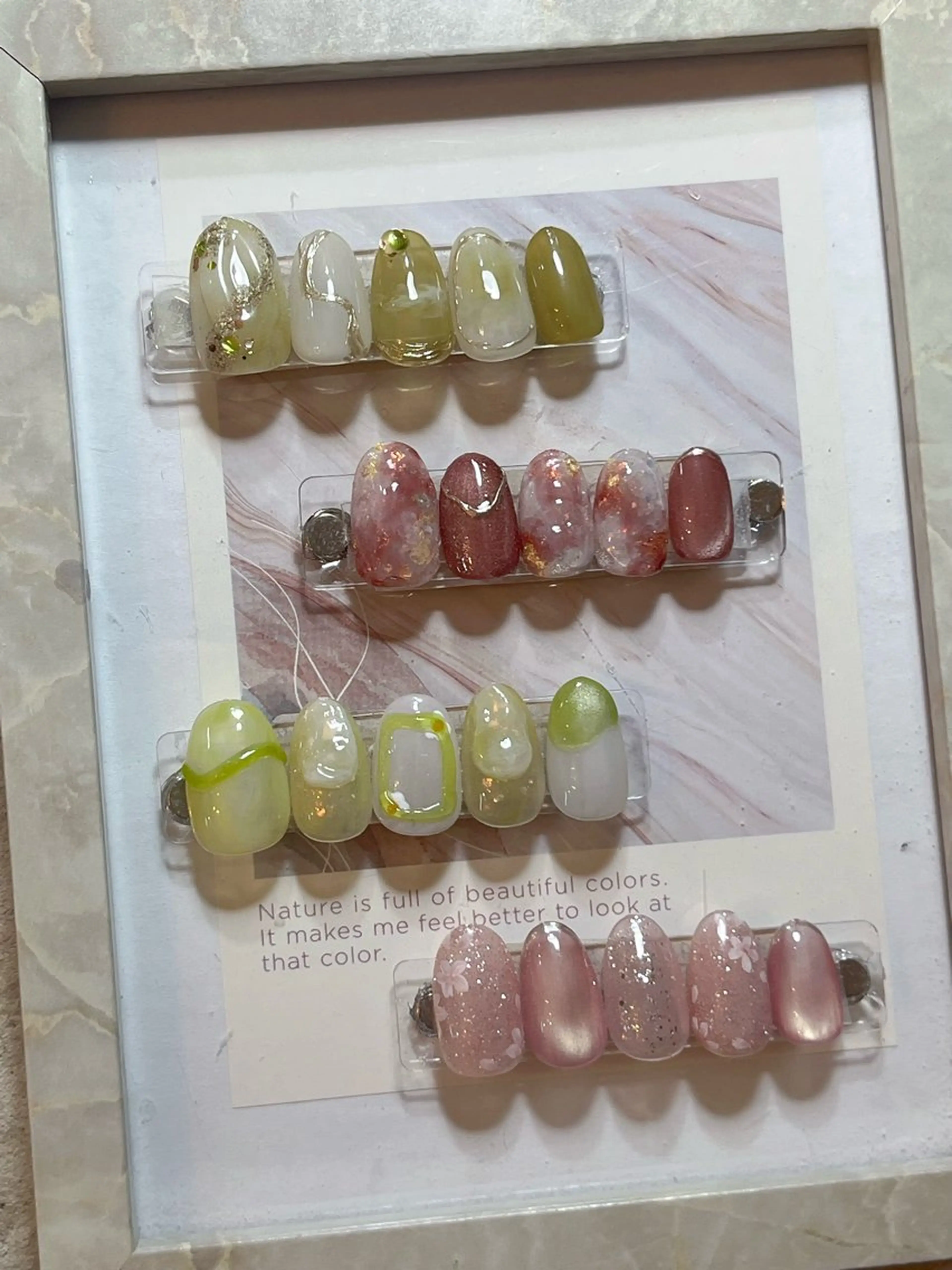 【hand】フルサンプルアート(オフ代無料)🫧 毎月変わる季節に合わせた15種類以上のデザインでご用意しております✨️の写真