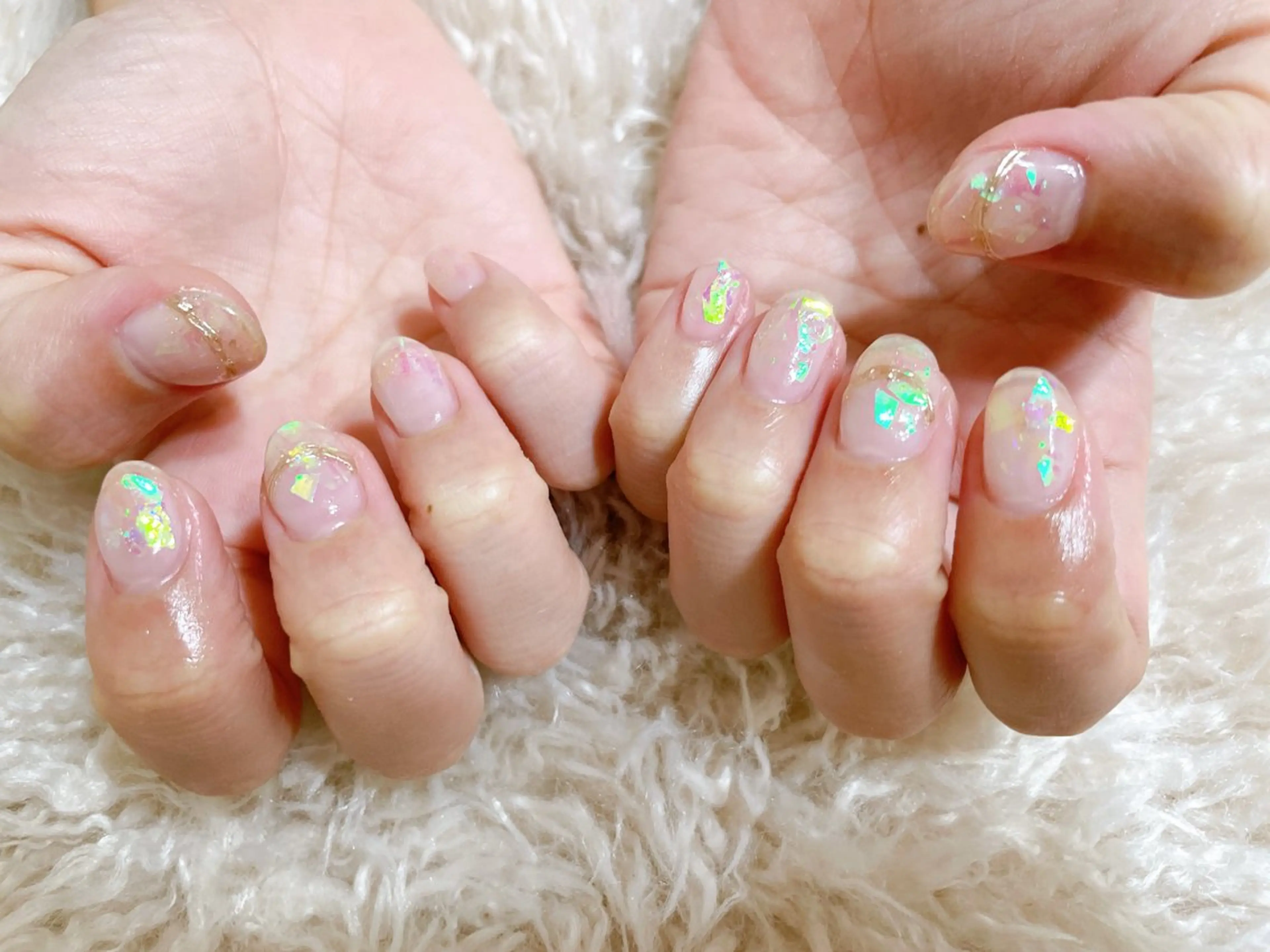 ネイル ジェルネイル 韓国ネイル パラジェル ハンドネイル kikinail 溝の口のネイルデザイン