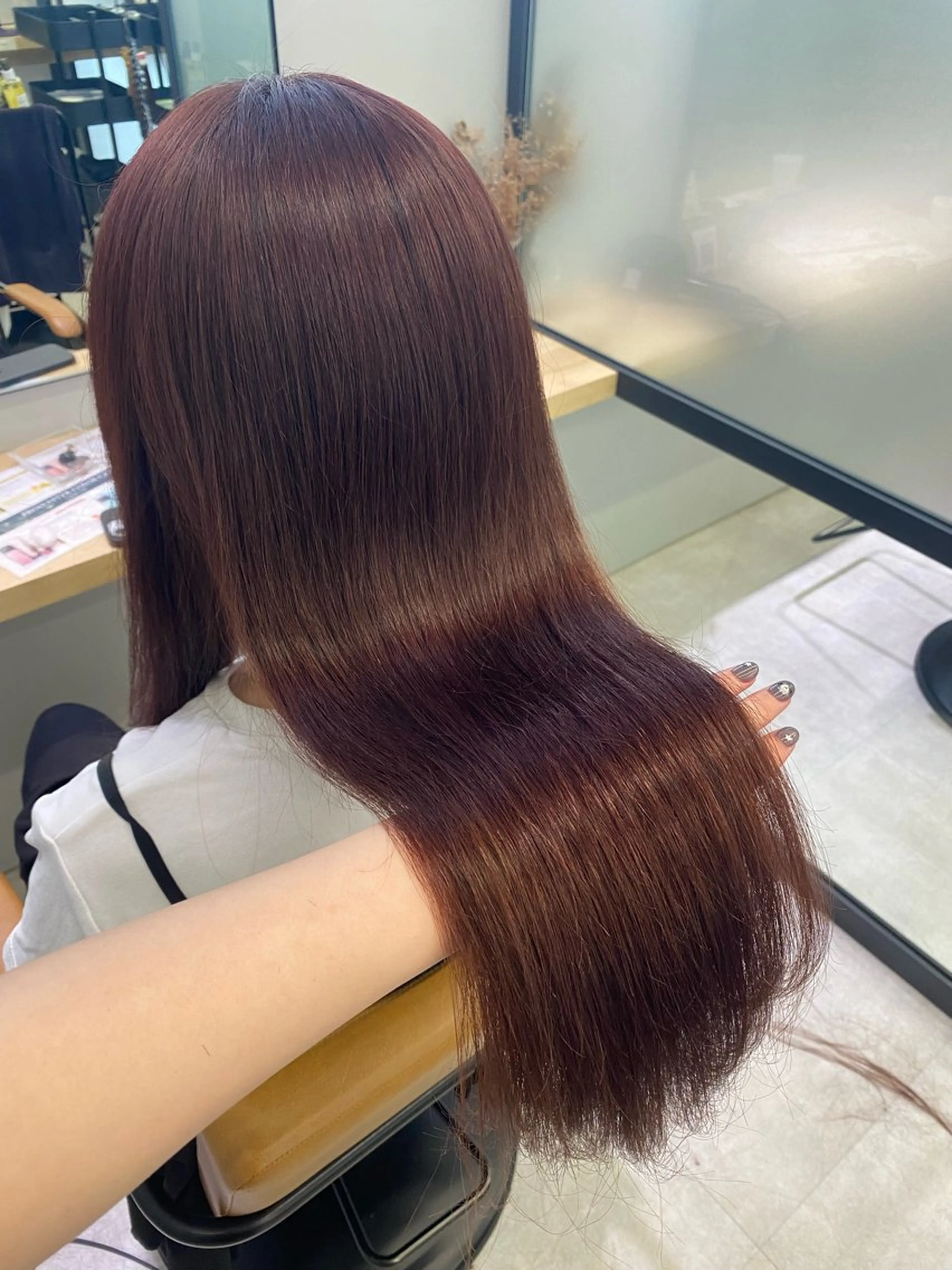 ミディアム カラー MIREI /韓国風 ショート/大阪美容室のヘアスタイル