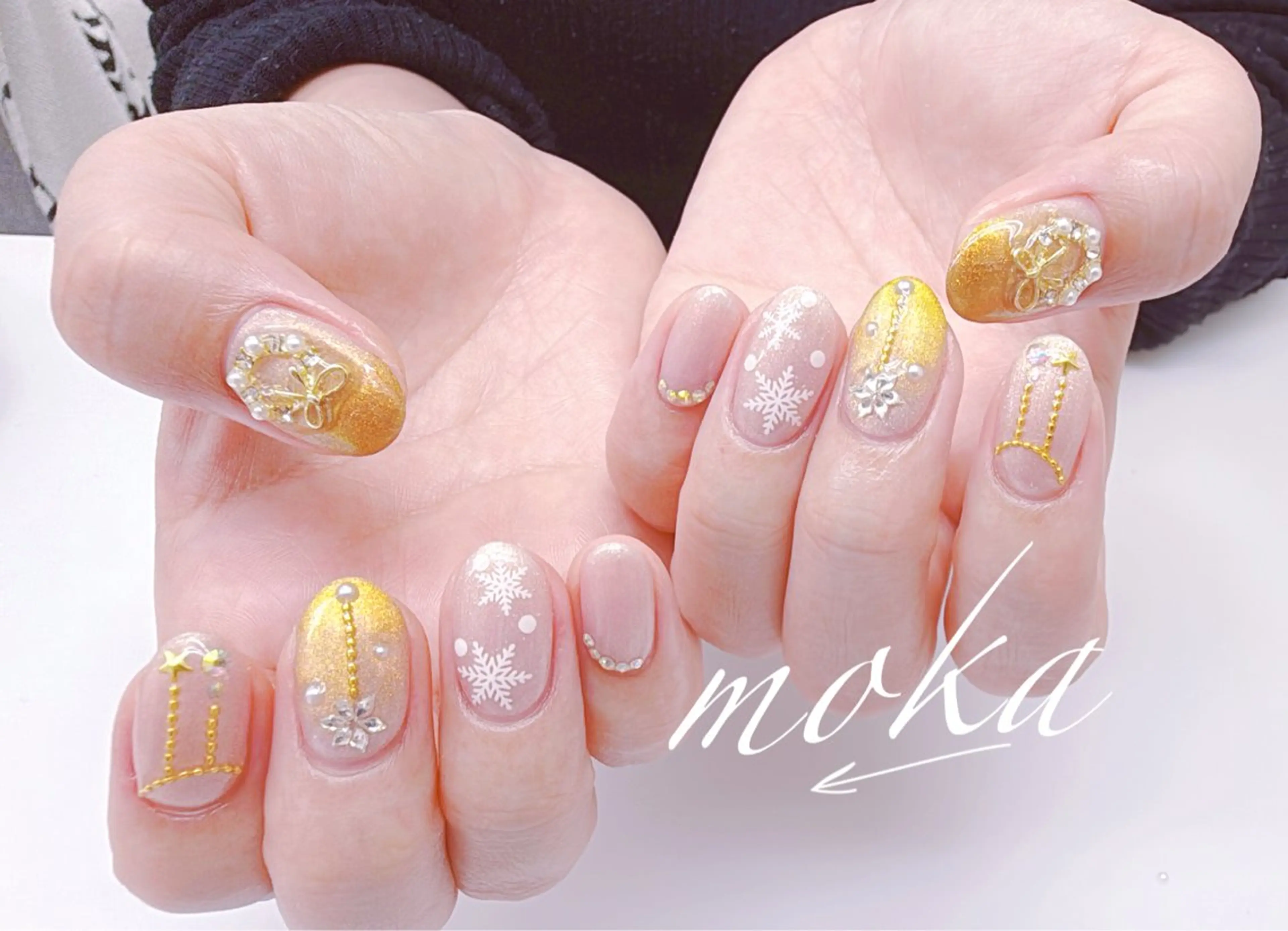 ネイル 胡蝶蘭レディースサロ ンNailMOKAのネイルデザイン