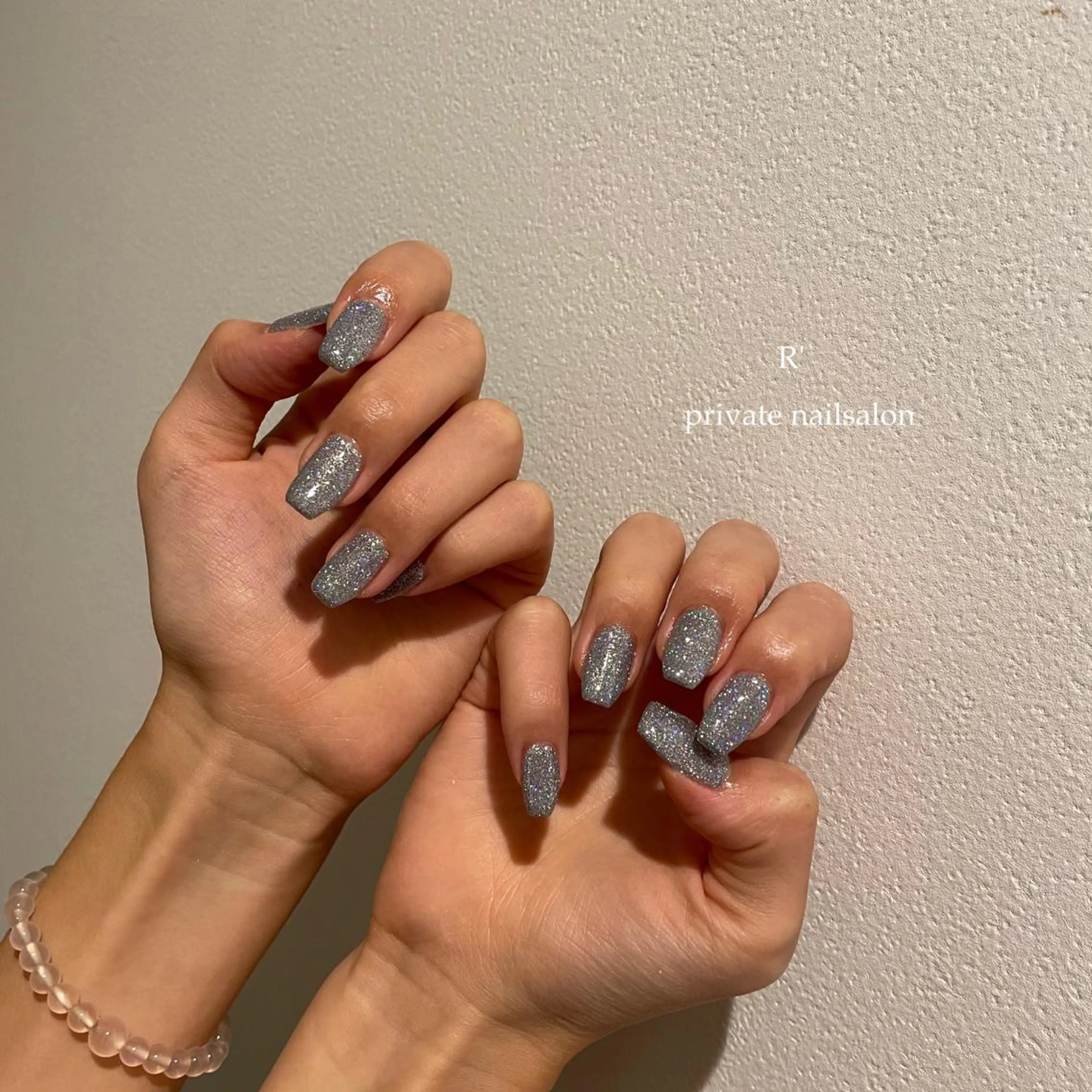 ネイル フラッシュネイル キラキラネイル Bersinar nail所属・Bersinar nail(rina)のネイルデザイン