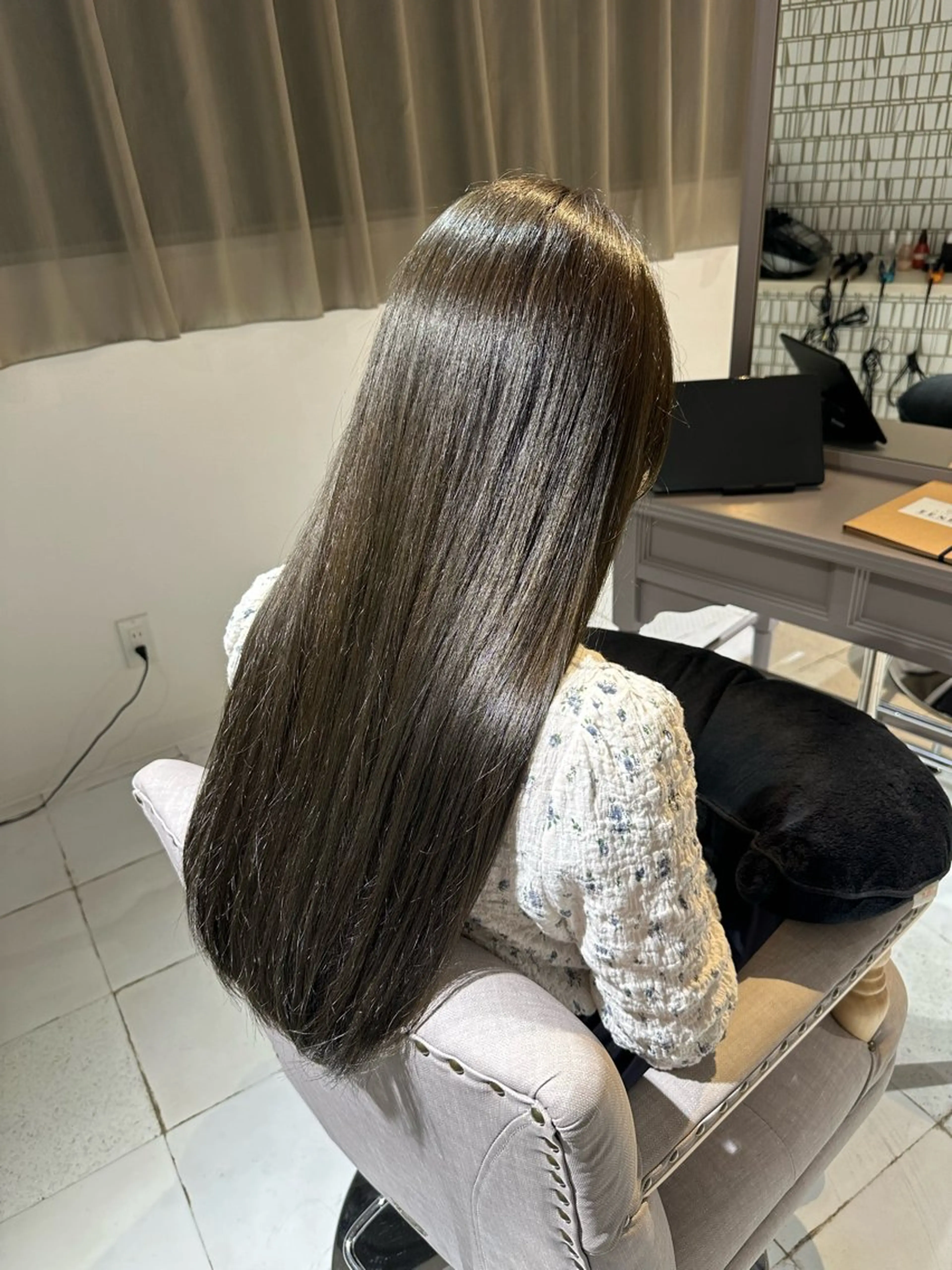 ロング カラー 北千住 髪質改善 カナのヘアスタイル