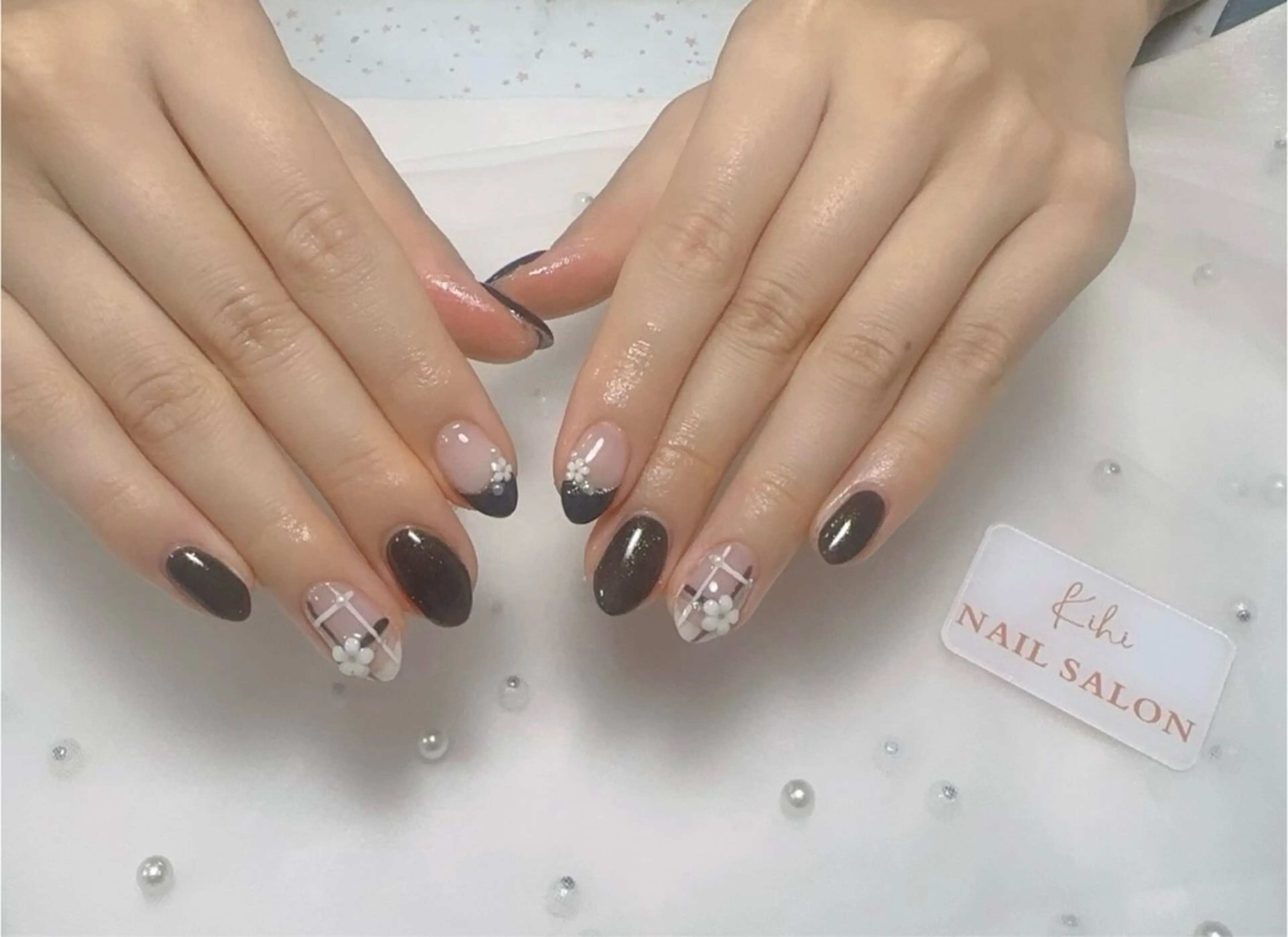 ネイル アートネイル フレンチネイル ジェルネイル グラデーション 韓国ネイル Nail Salon kihi大塚店のネイルデザイン