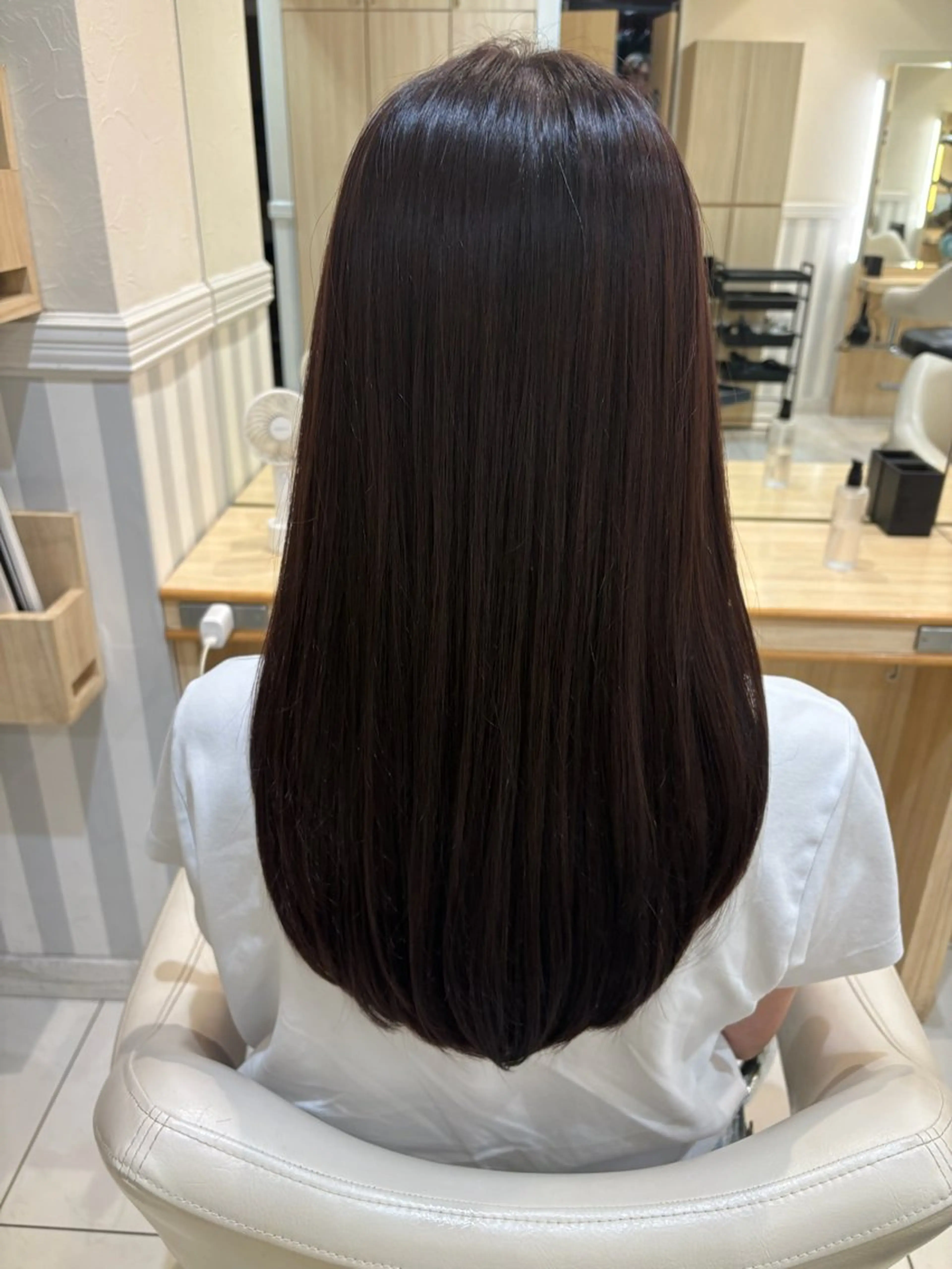 ロング カット トリートメント 田中 瑞妃のヘアスタイル