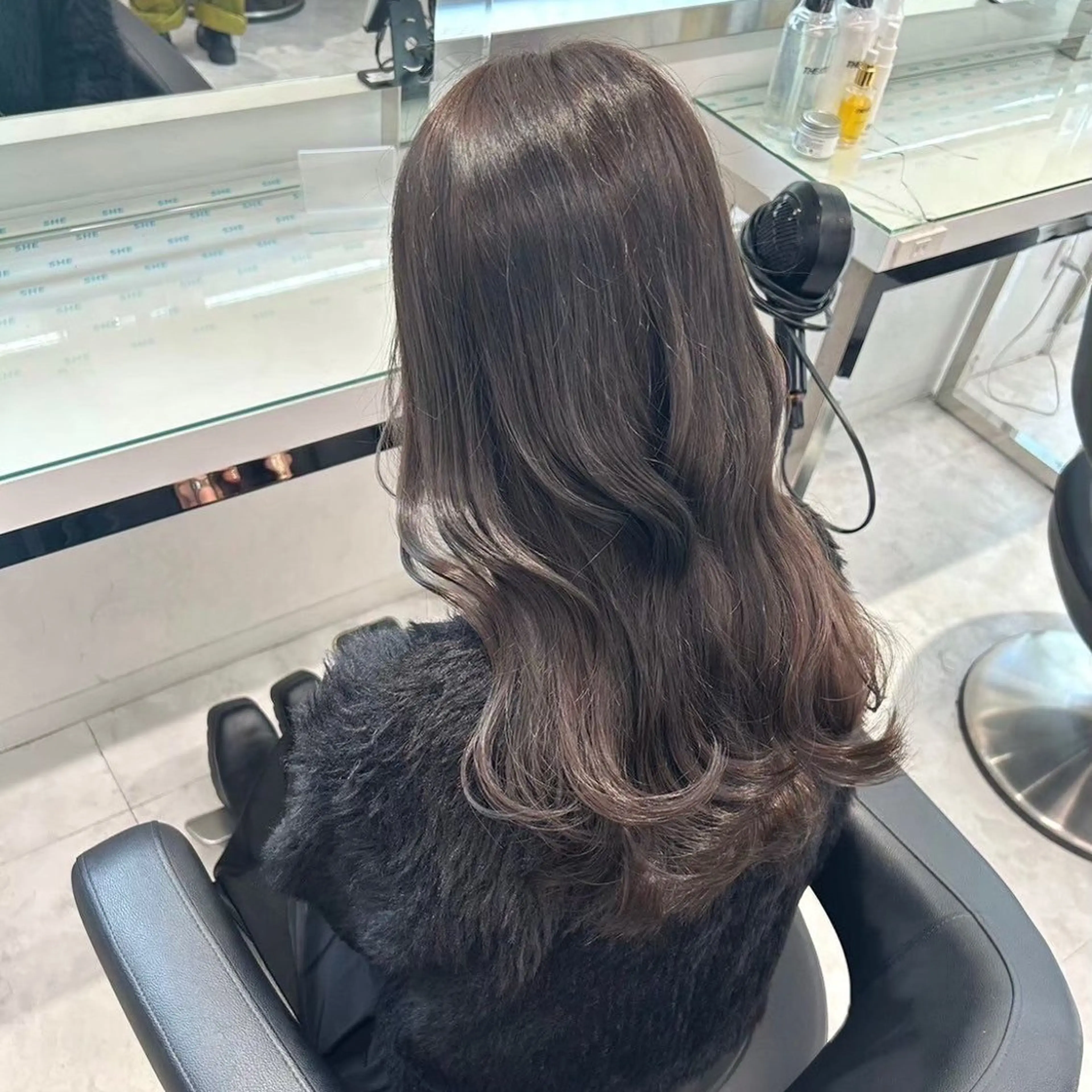 ミディアム カラー ♡ハイトーンブリーチ カラーyuuna♡のヘアスタイル
