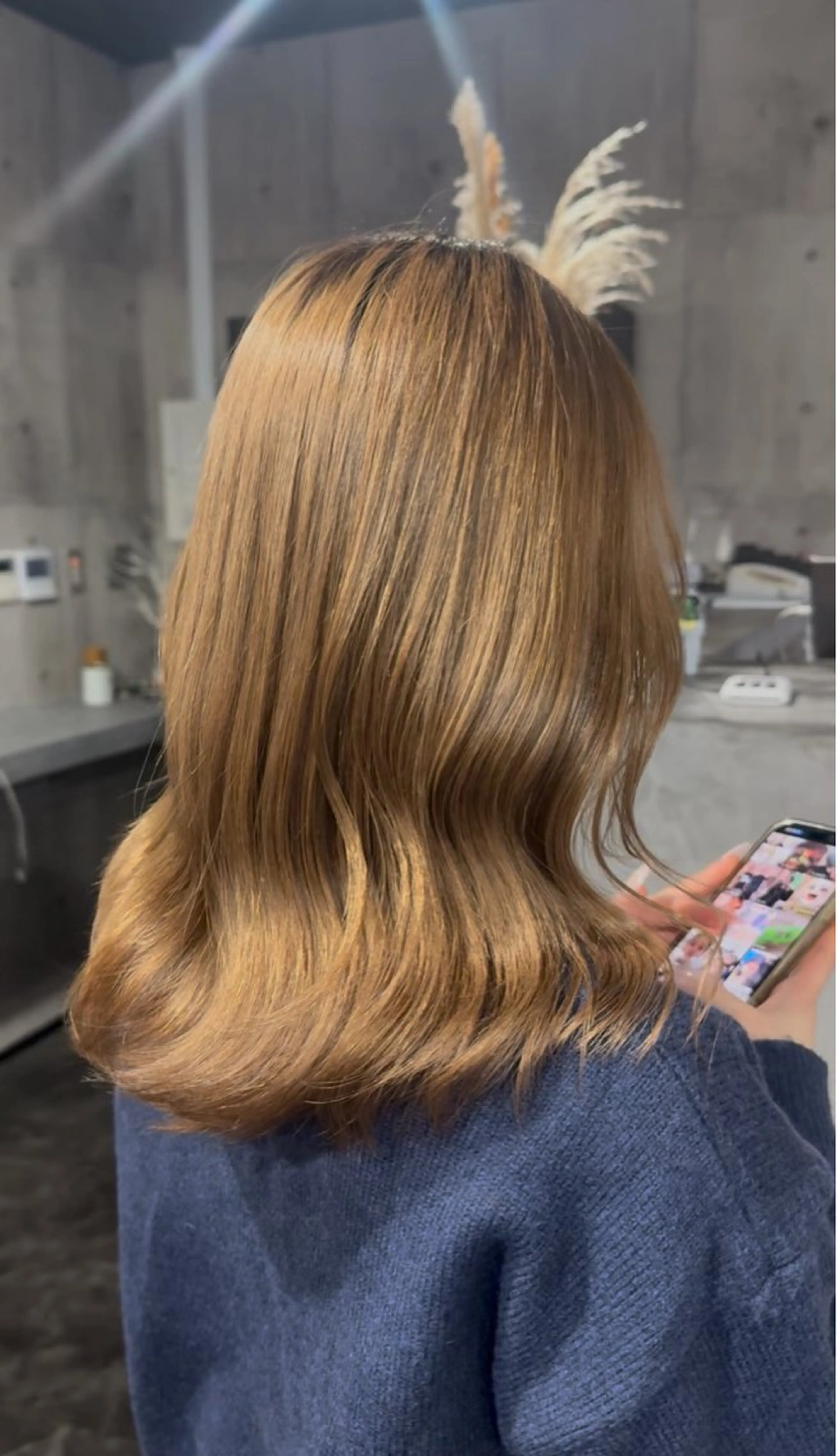 ミディアム カット 五味 亜有里のヘアスタイル