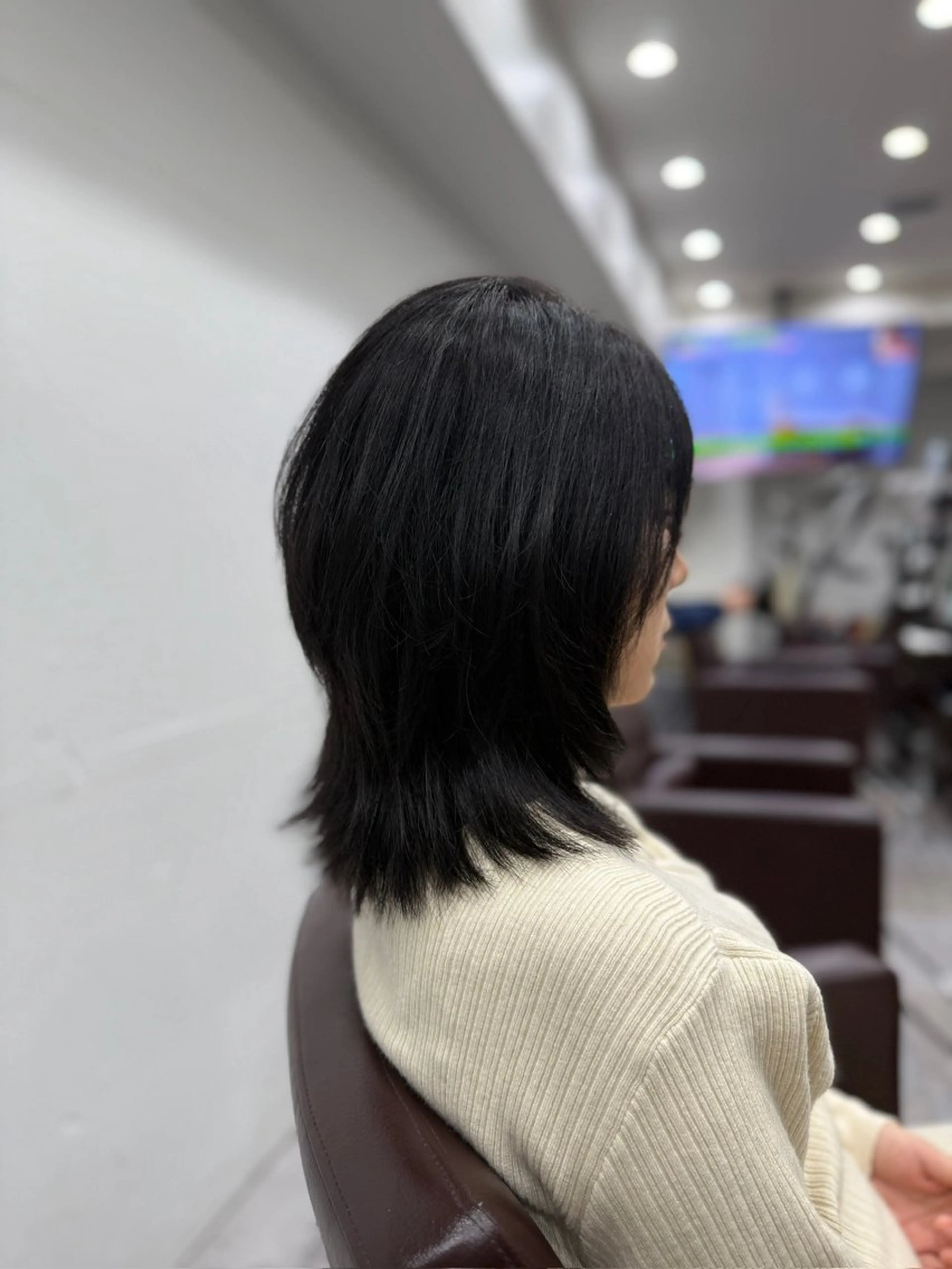 セミロング カラー パーマ/ブリーチ 新大久保/シンのヘアスタイル