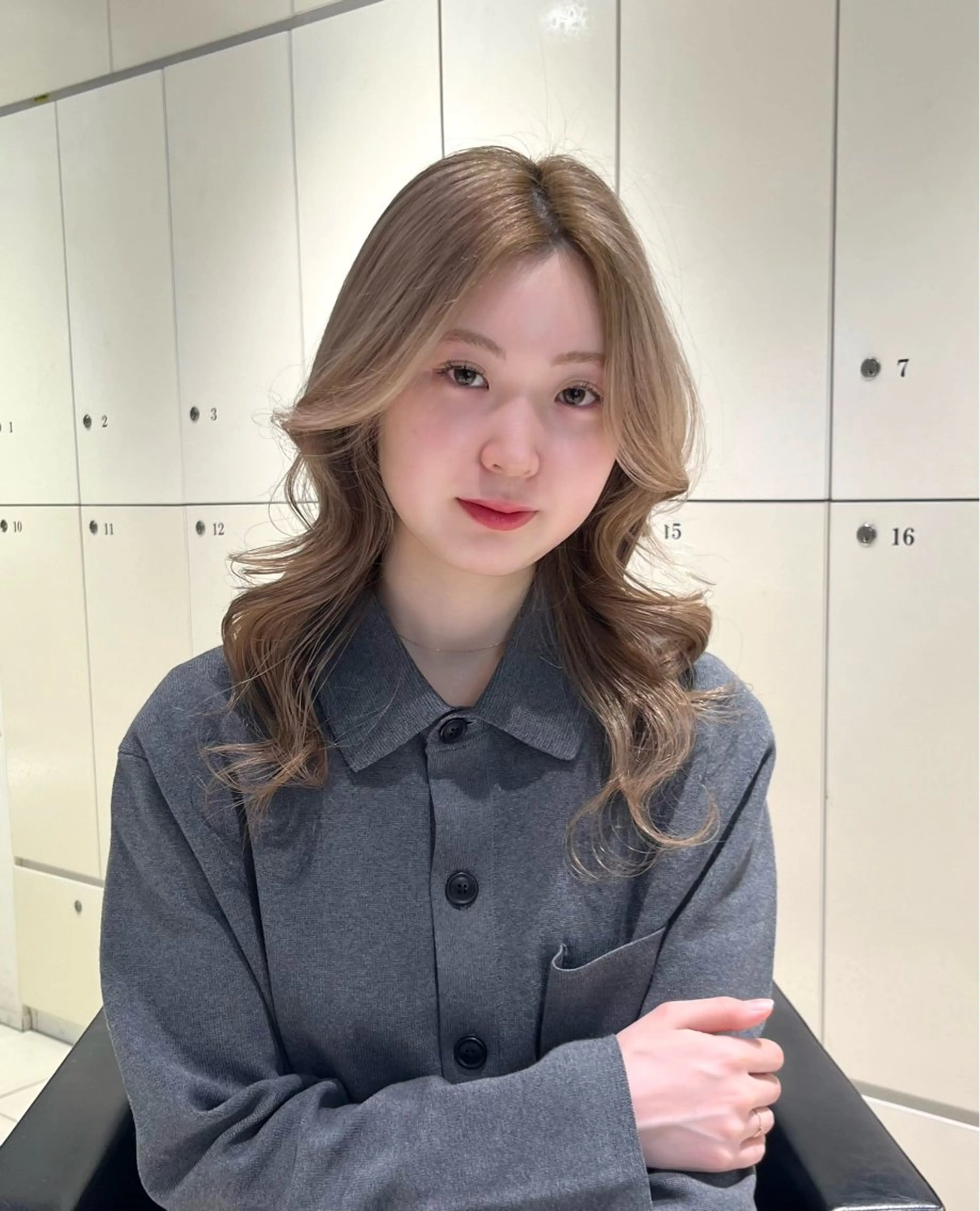 ロング ヘアセット レイヤー×艶髪🤎. 𝜗𝜚hitomiのヘアスタイル