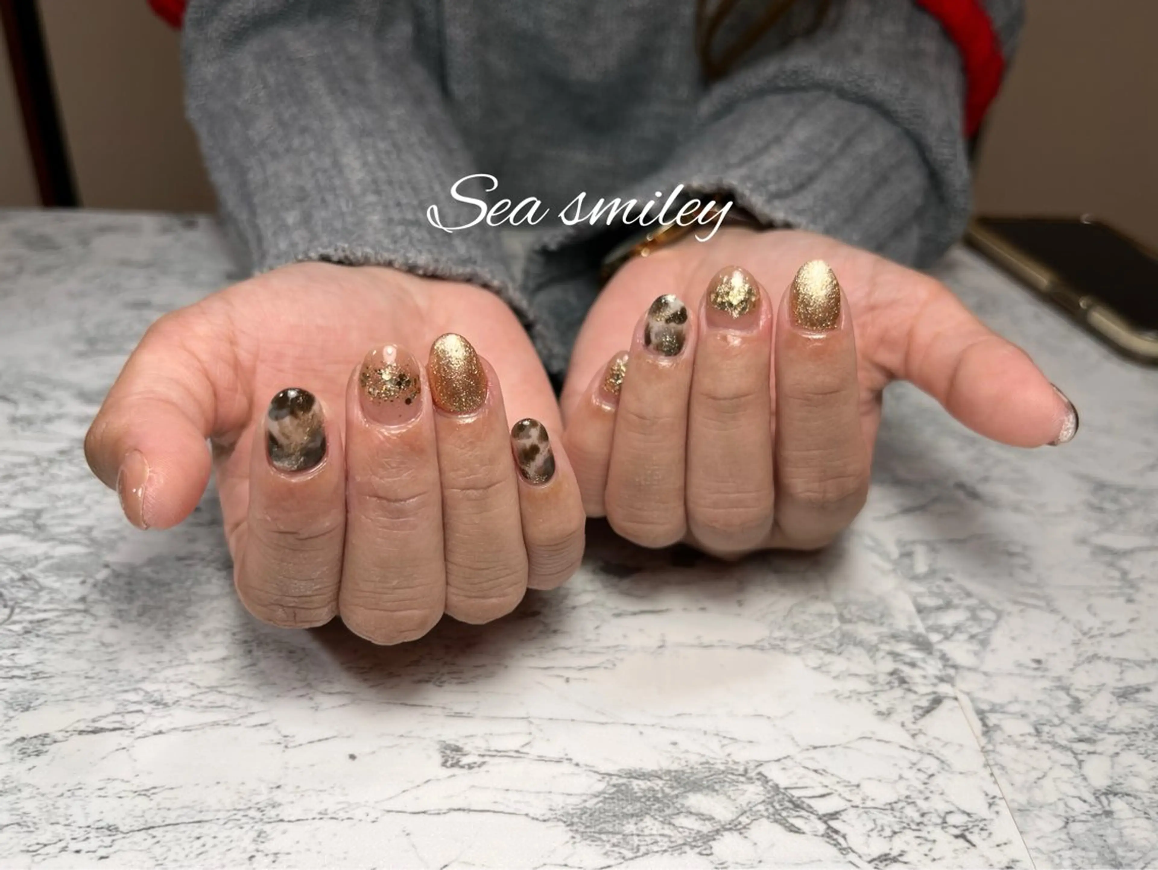 ネイル ハンドネイル Sea smiley シースマイリーのネイルデザイン