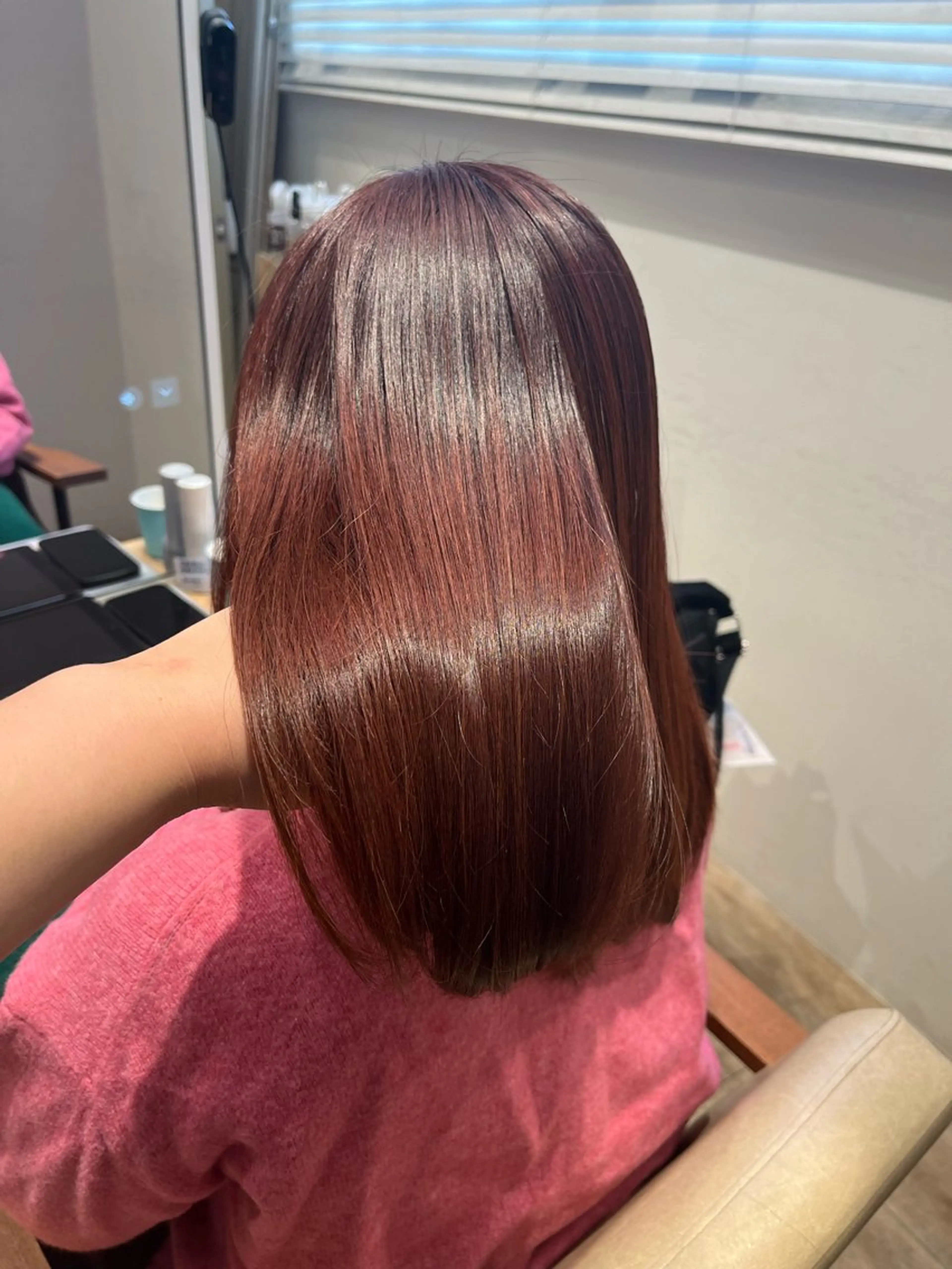 セミロング 🧡艶髪・ゆるふわ style💛ミユのヘアスタイル