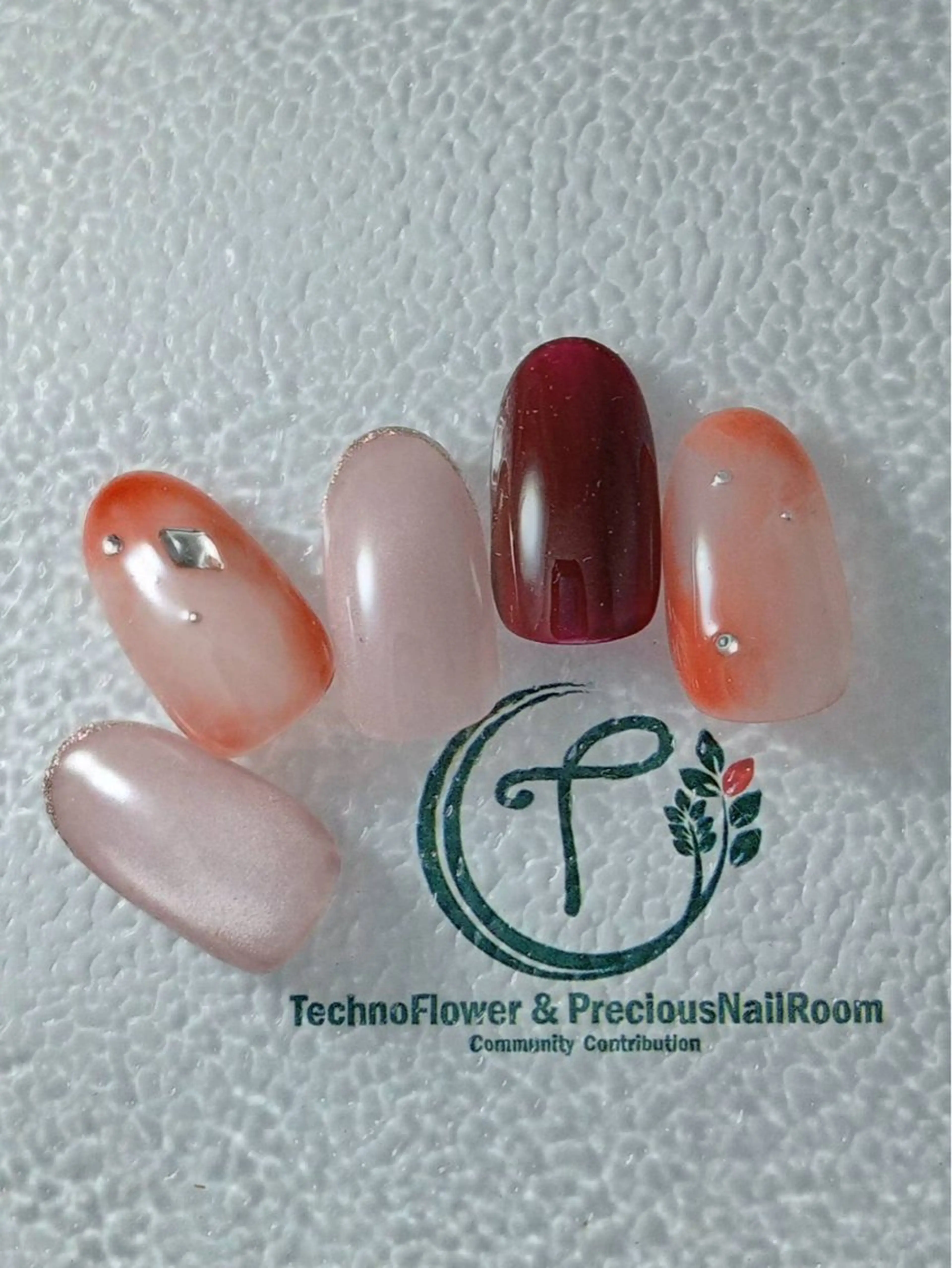 ネイル フラワーネイル precious nail room所属・precious nail roomのネイルデザイン