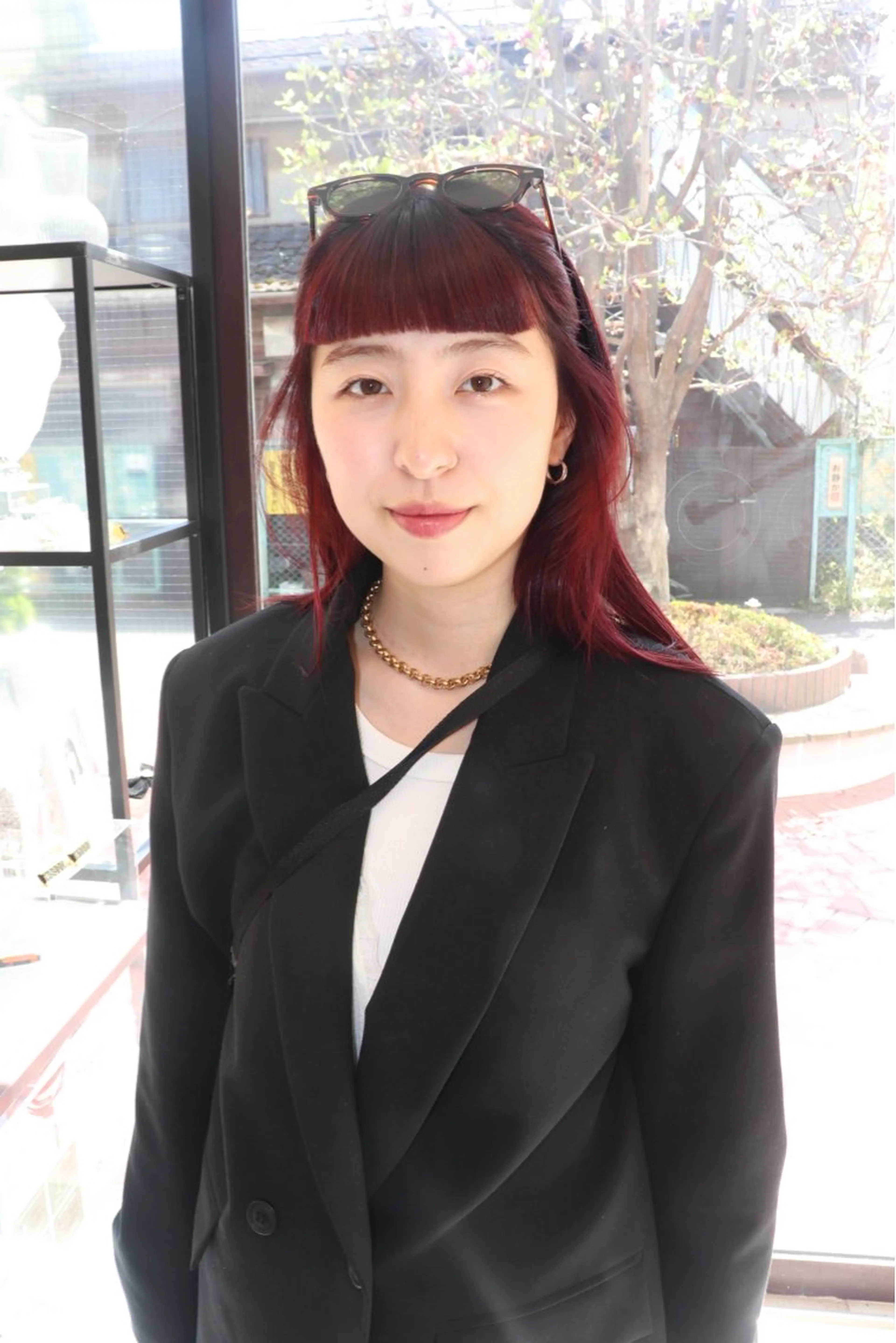 セミロング カラー ヘアカラー @kyoniyy KYONIのヘアスタイル