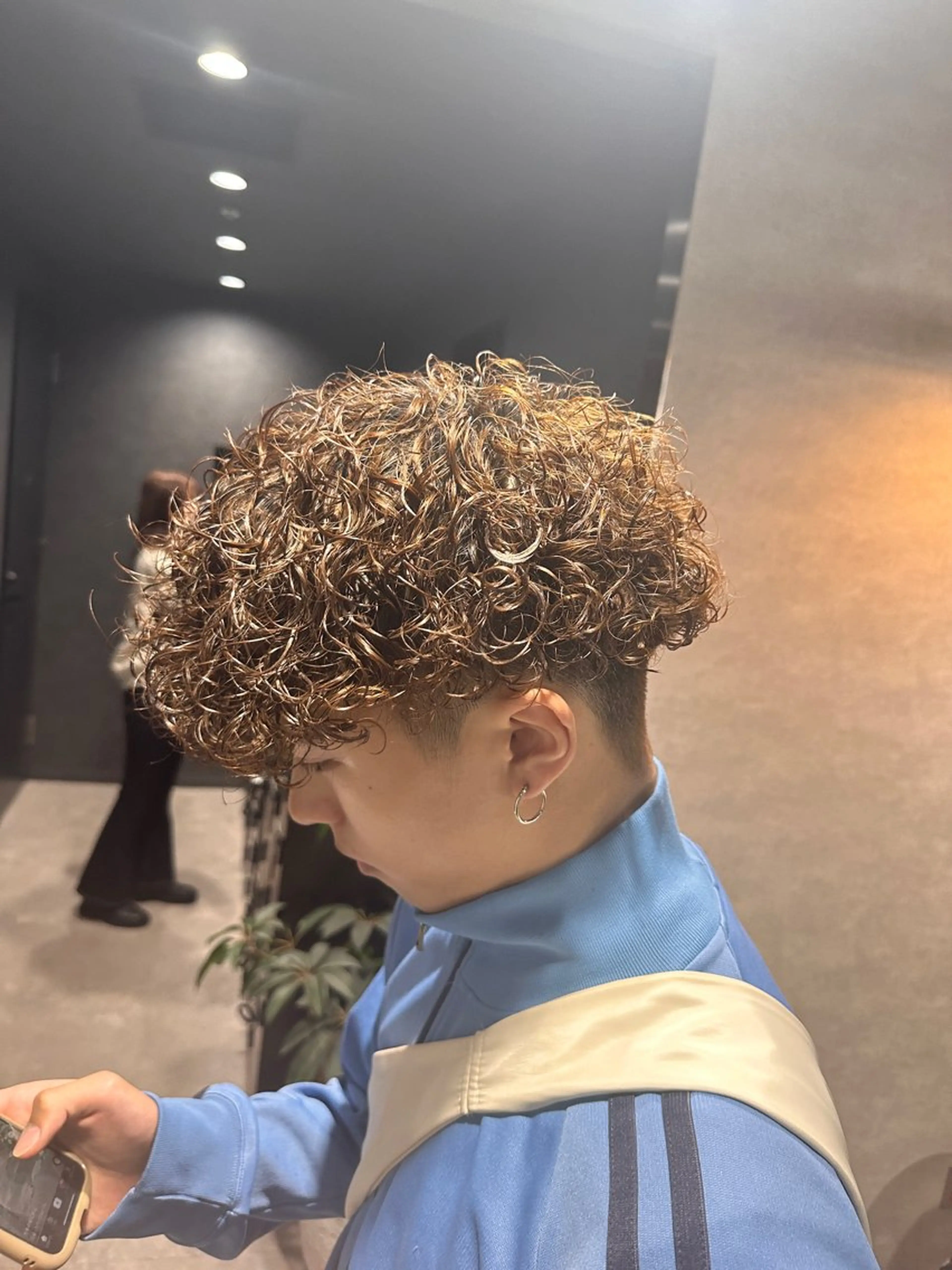ショート パーマ メンズ 【メンズサロン】 BLUCK 横浜のヘアスタイル