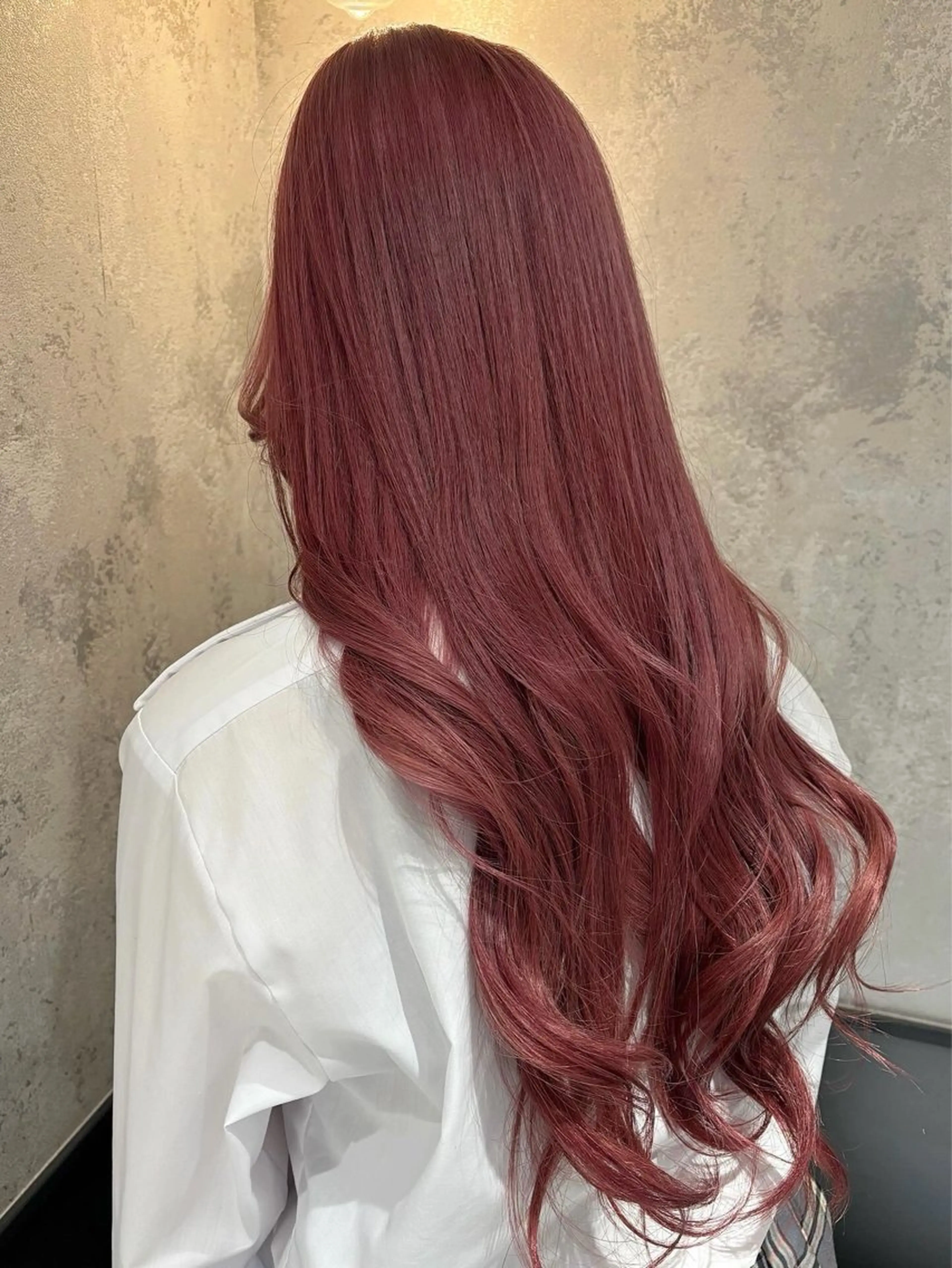 ミディアム ゆうか カラー/ヘアセットのヘアスタイル