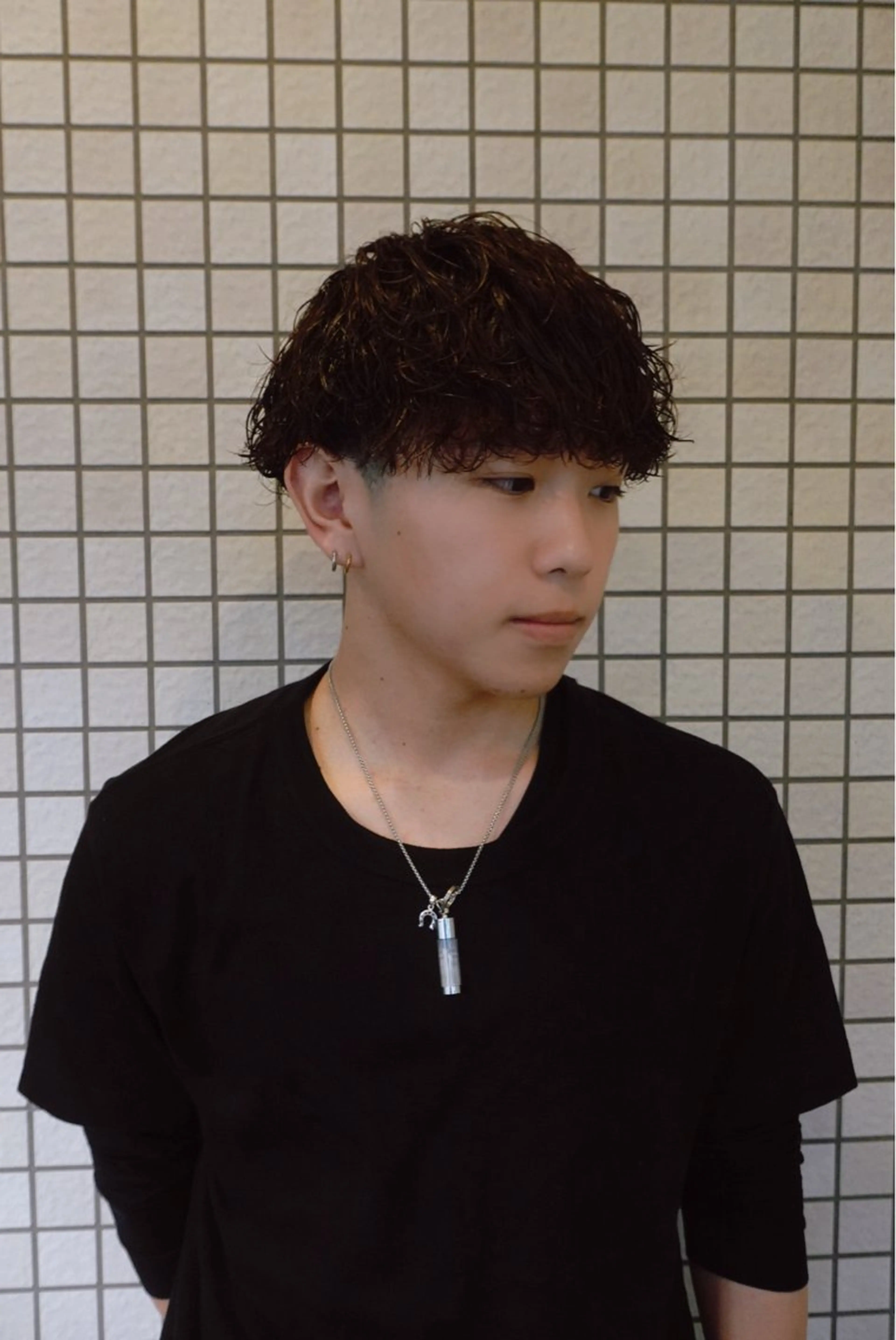 メンズ カット パーマ leo/ロング／ レイヤーカット⛈️のヘアスタイル