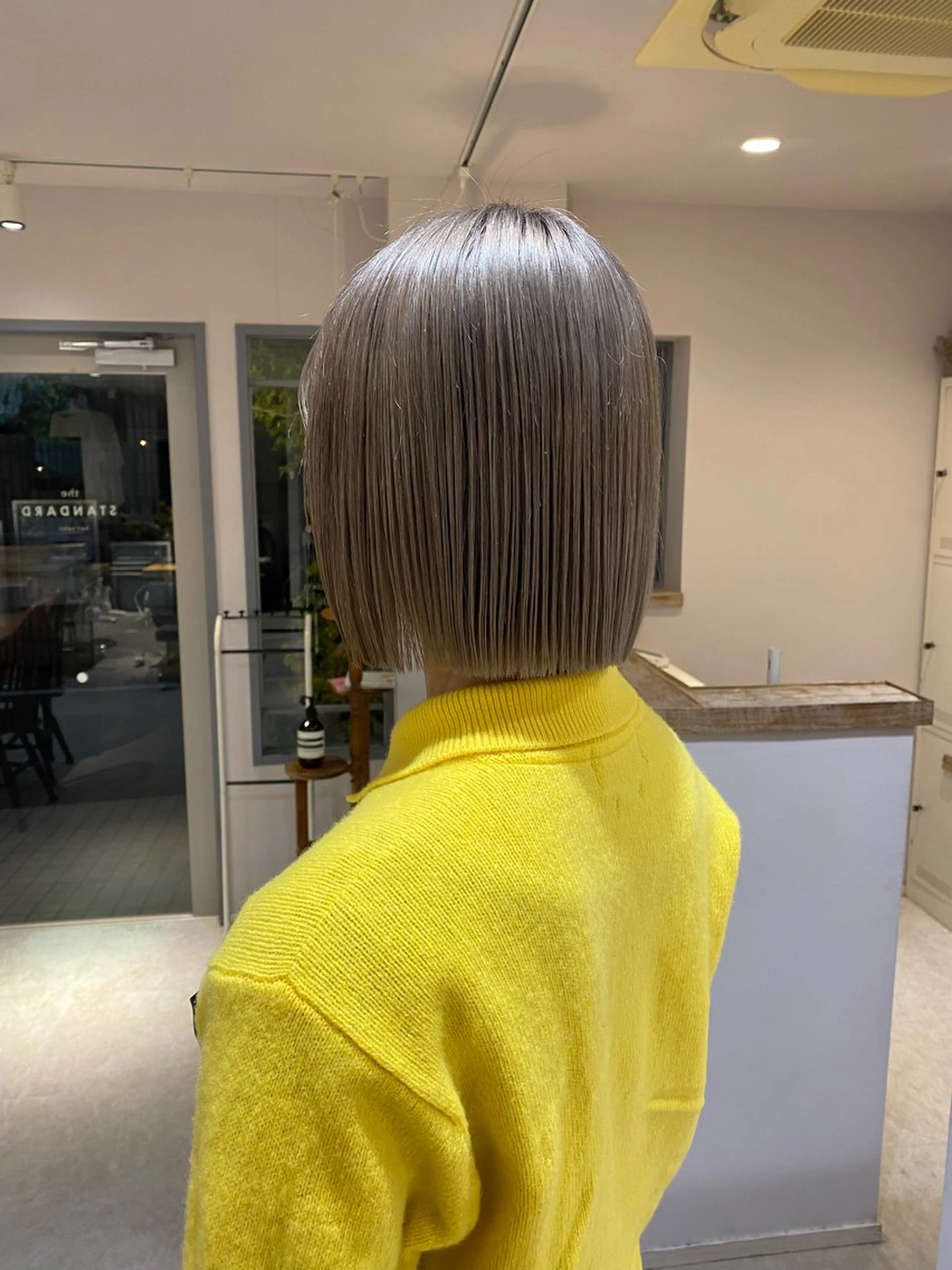 ショート カラー ‎🤍透明感カラー 【仙川】セリナ‎🤍のヘアスタイル