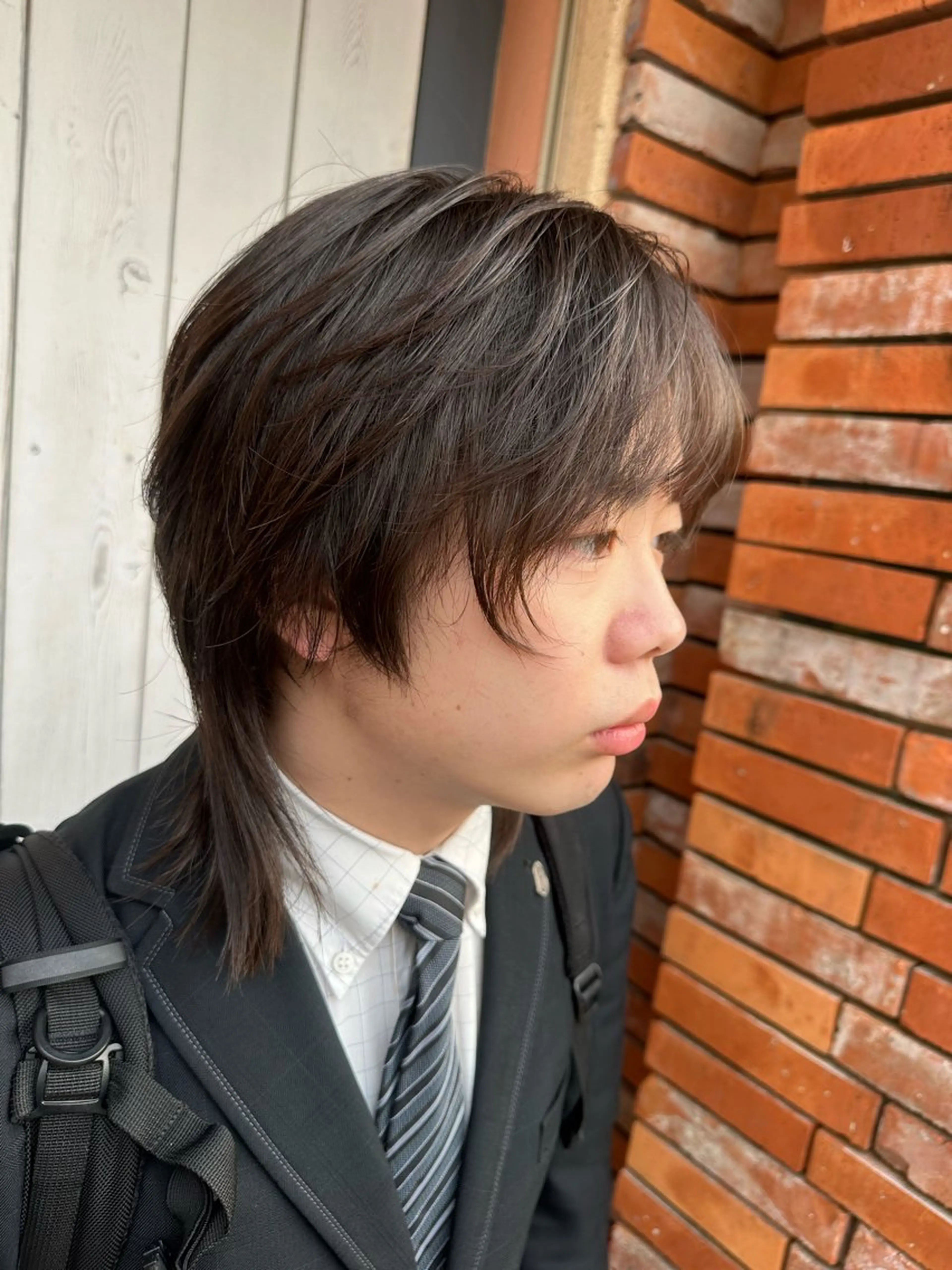 ミディアム ウルフカット 髪質改善|縮毛矯正 ◎店長◎Keitaのヘアスタイル