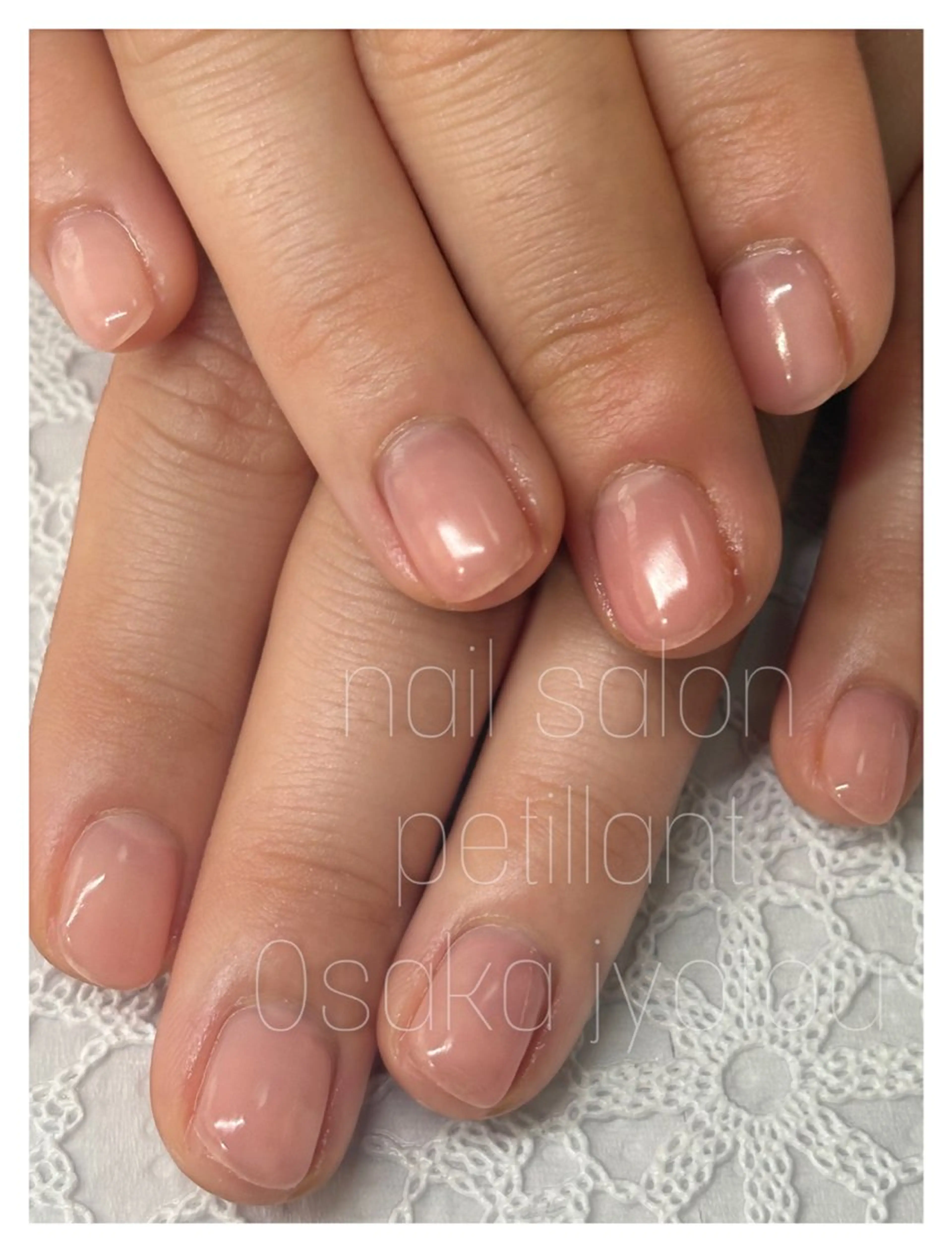 ネイル オフィスネイル ワンカラーネイル nail salon petillantのネイルデザイン