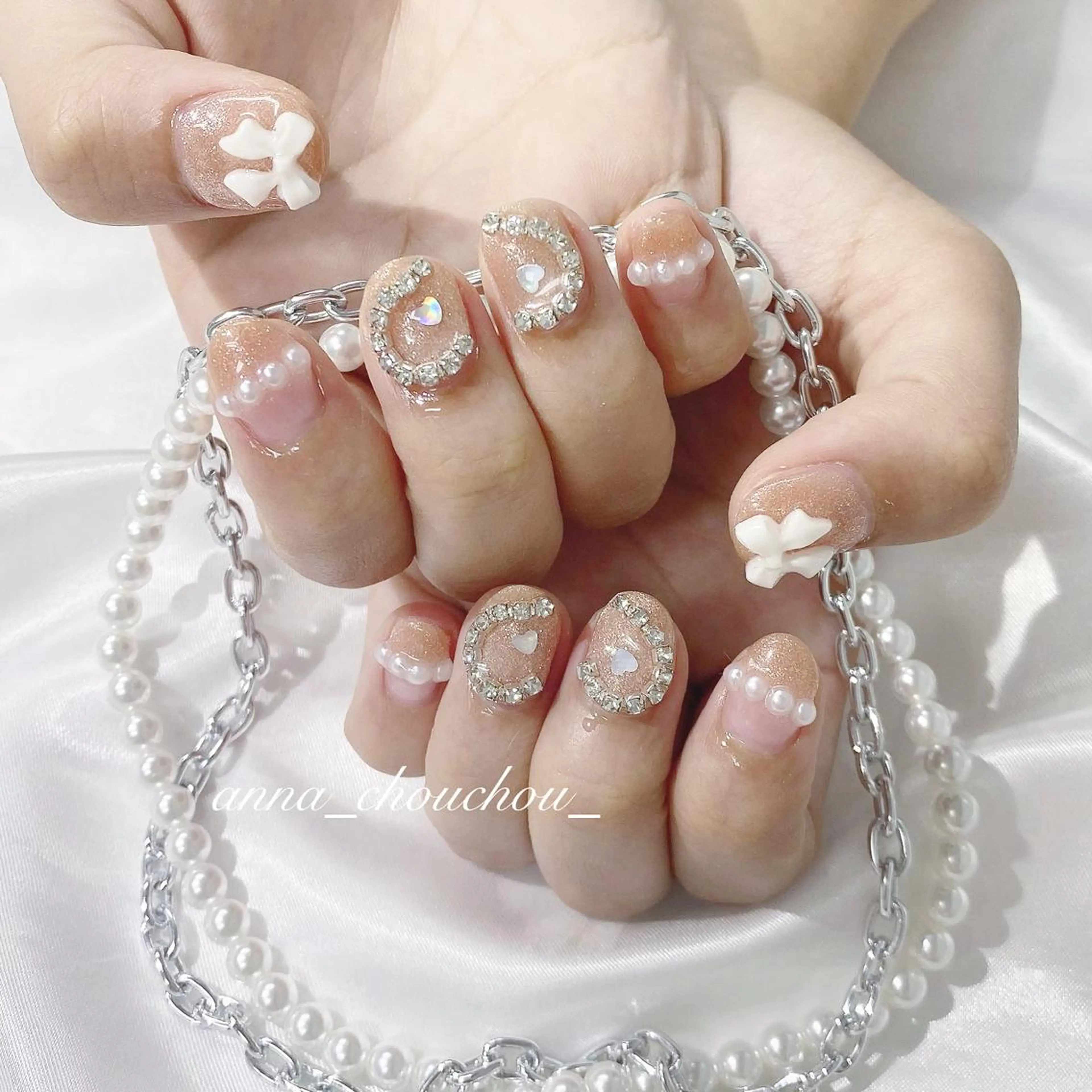 ネイル オレンジ Anna Sano⭐️のネイルデザイン