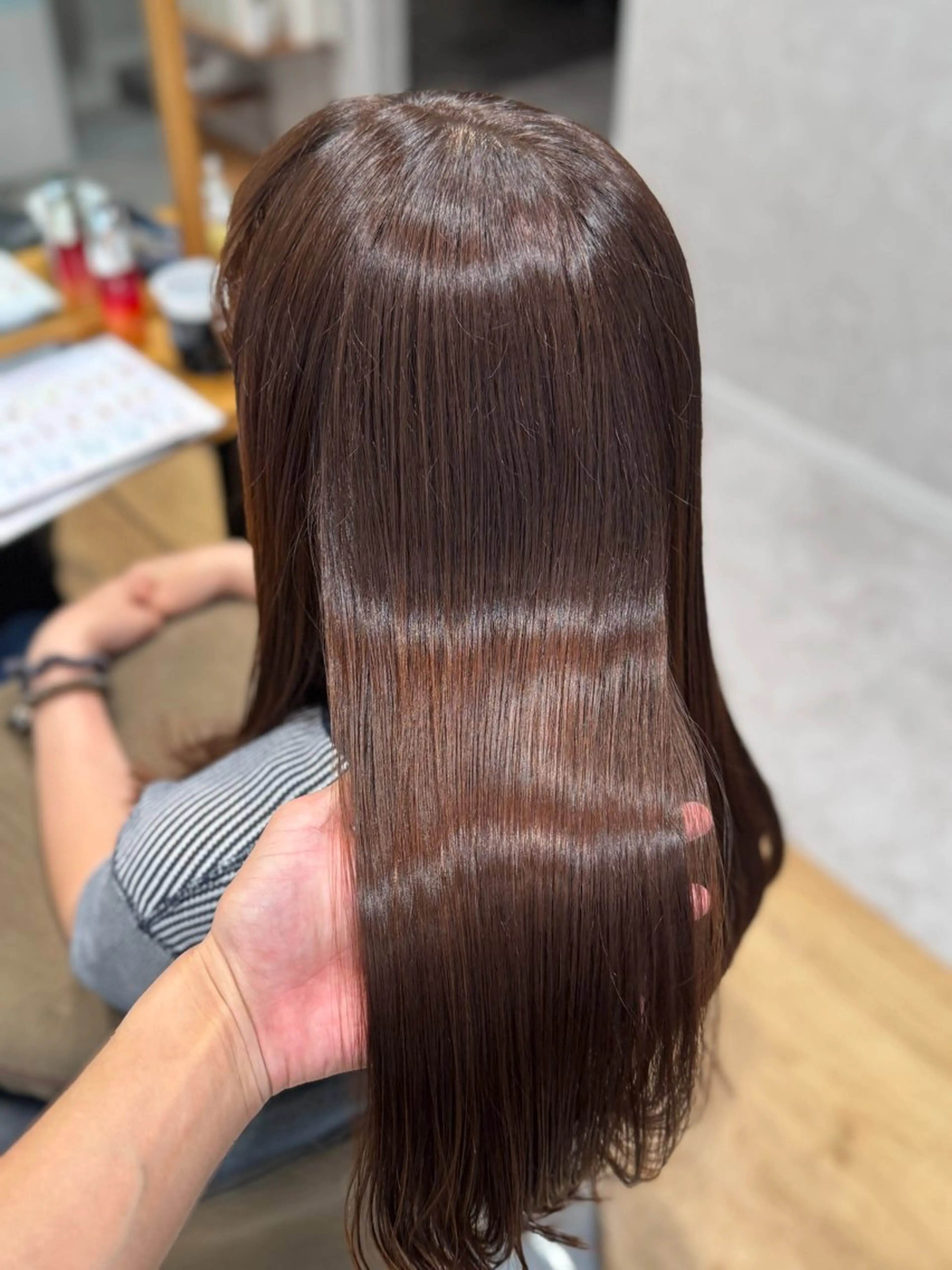 【つい触れたくなる髪質】💫銀座で大注目最新髪質改善💫『シンズ式ストレート』➕カット✂️ [ミニモ限定]の写真