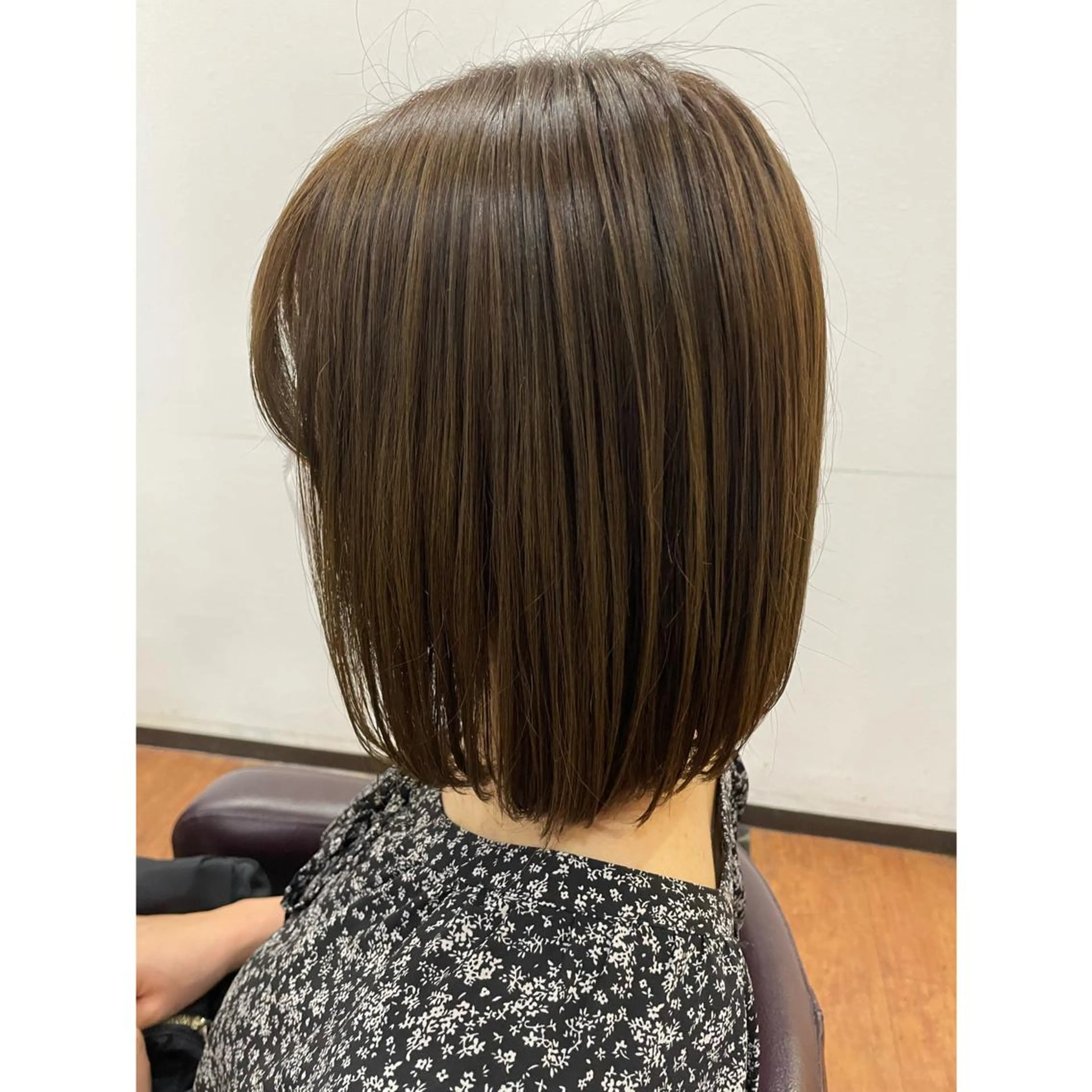 ミディアム カラー ヘアカラー トリートメント Benjamin hair design所属・オオマ 🐥のヘアスタイル