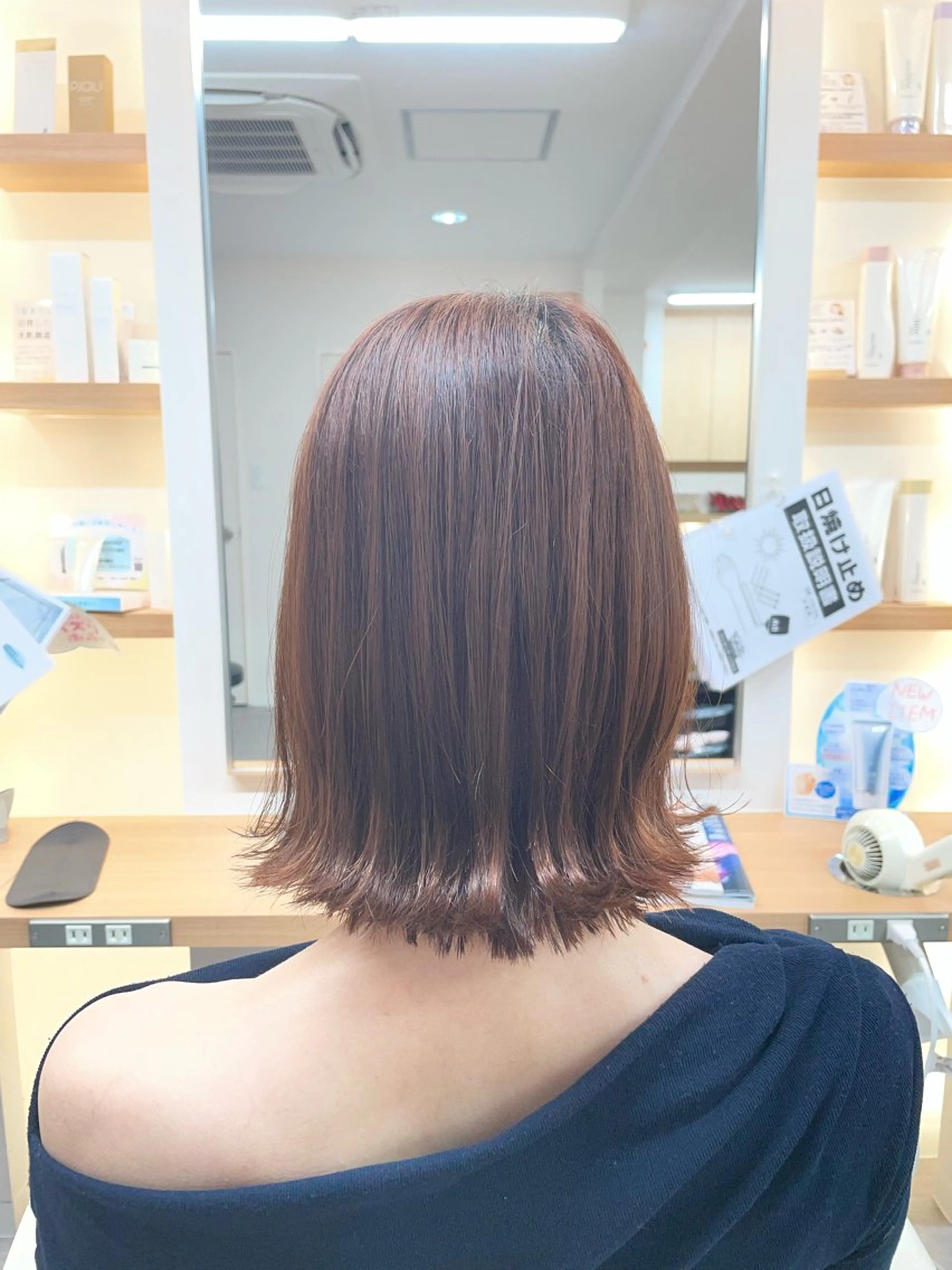 ミディアム 柏田 かりんのヘアスタイル