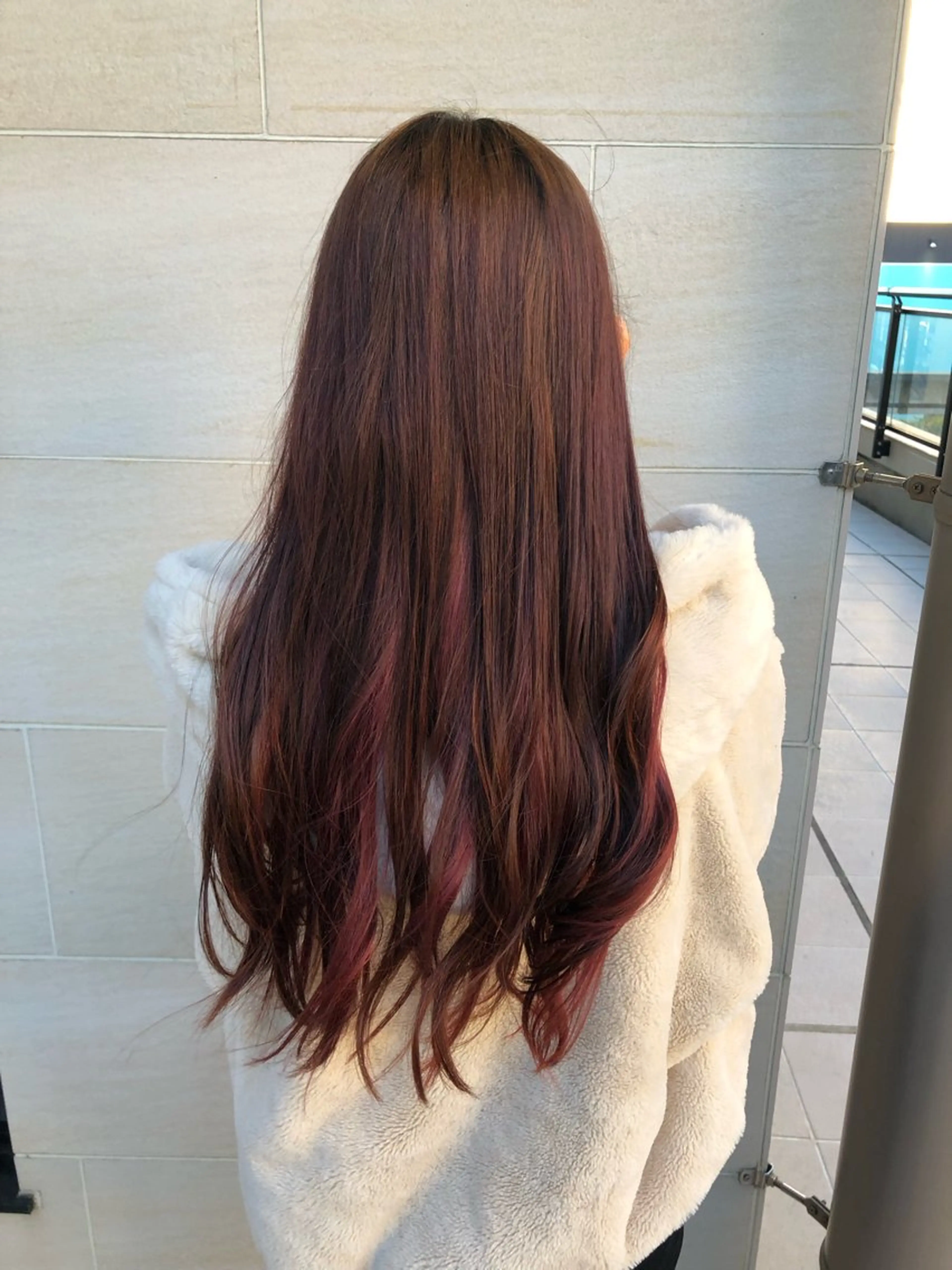 ロング カラー 長山 航来 /縮毛矯正のヘアスタイル