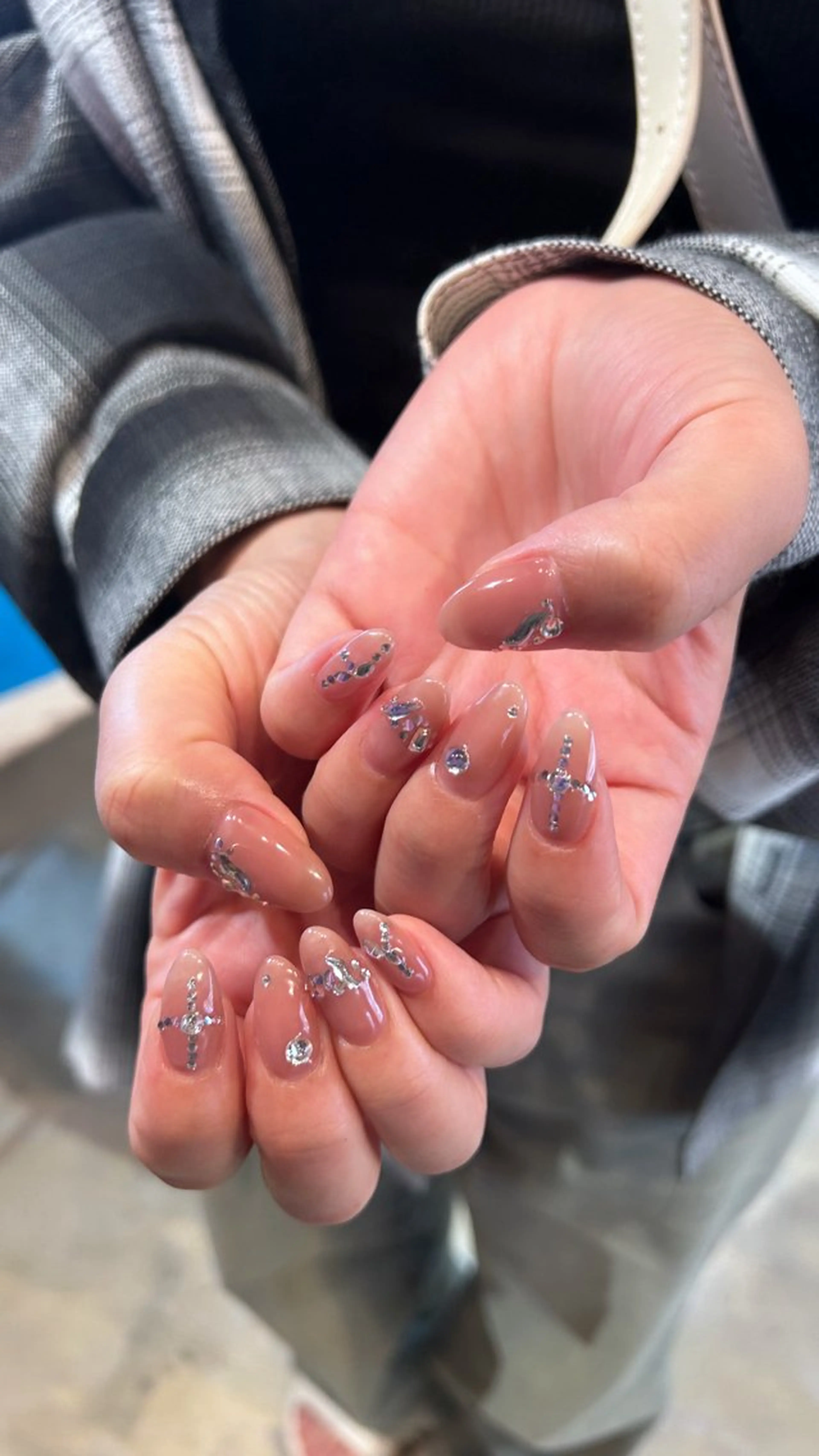 ネイル キラキラオメメ みずなのネイルデザイン