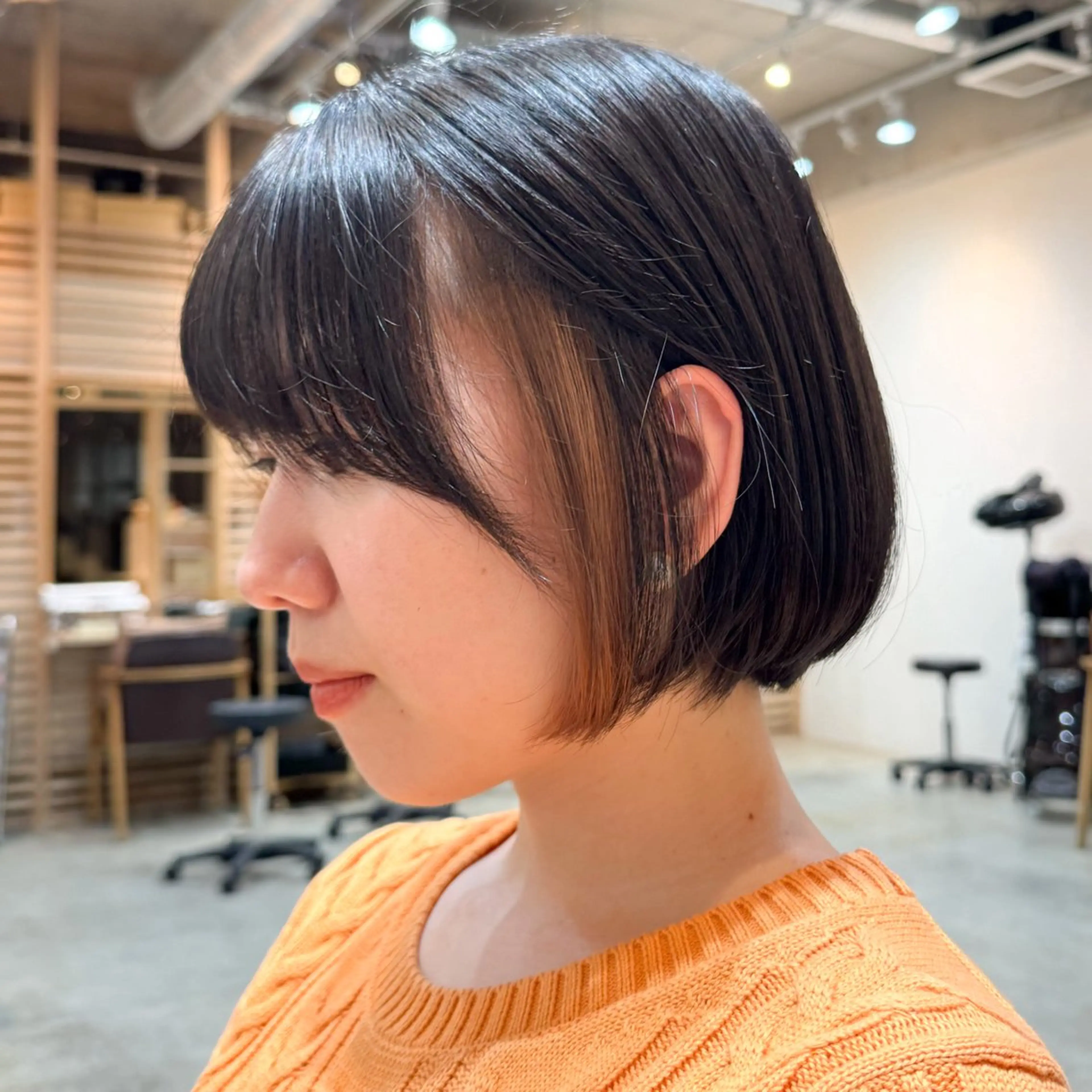 ショート カラー ヘアカラー 透明感カラー/レイ ヤー/Nana🌈のヘアスタイル