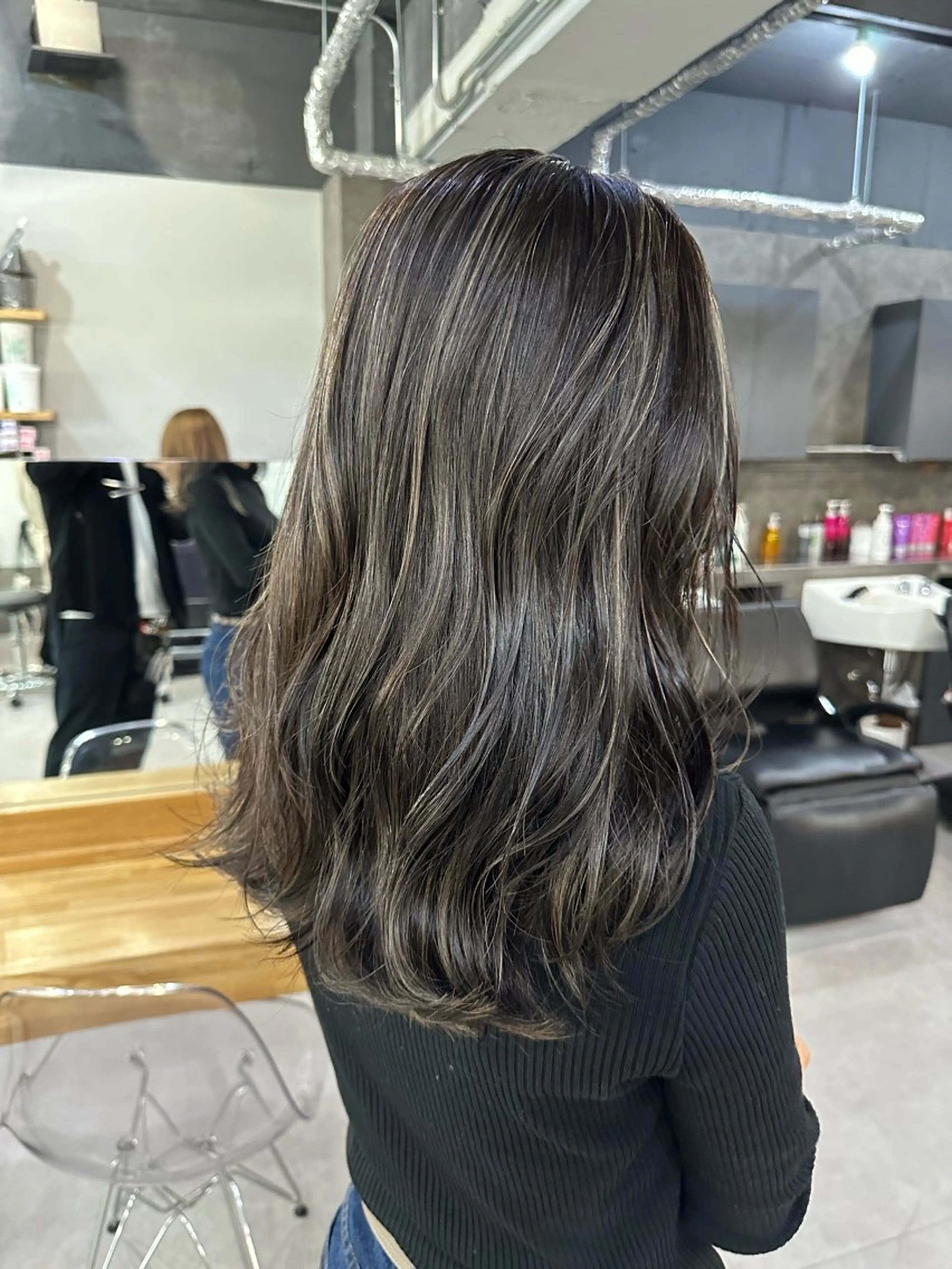 ロング カット ヘアカラー トリートメント Reb_keiji 👑小倉圭司のヘアスタイル