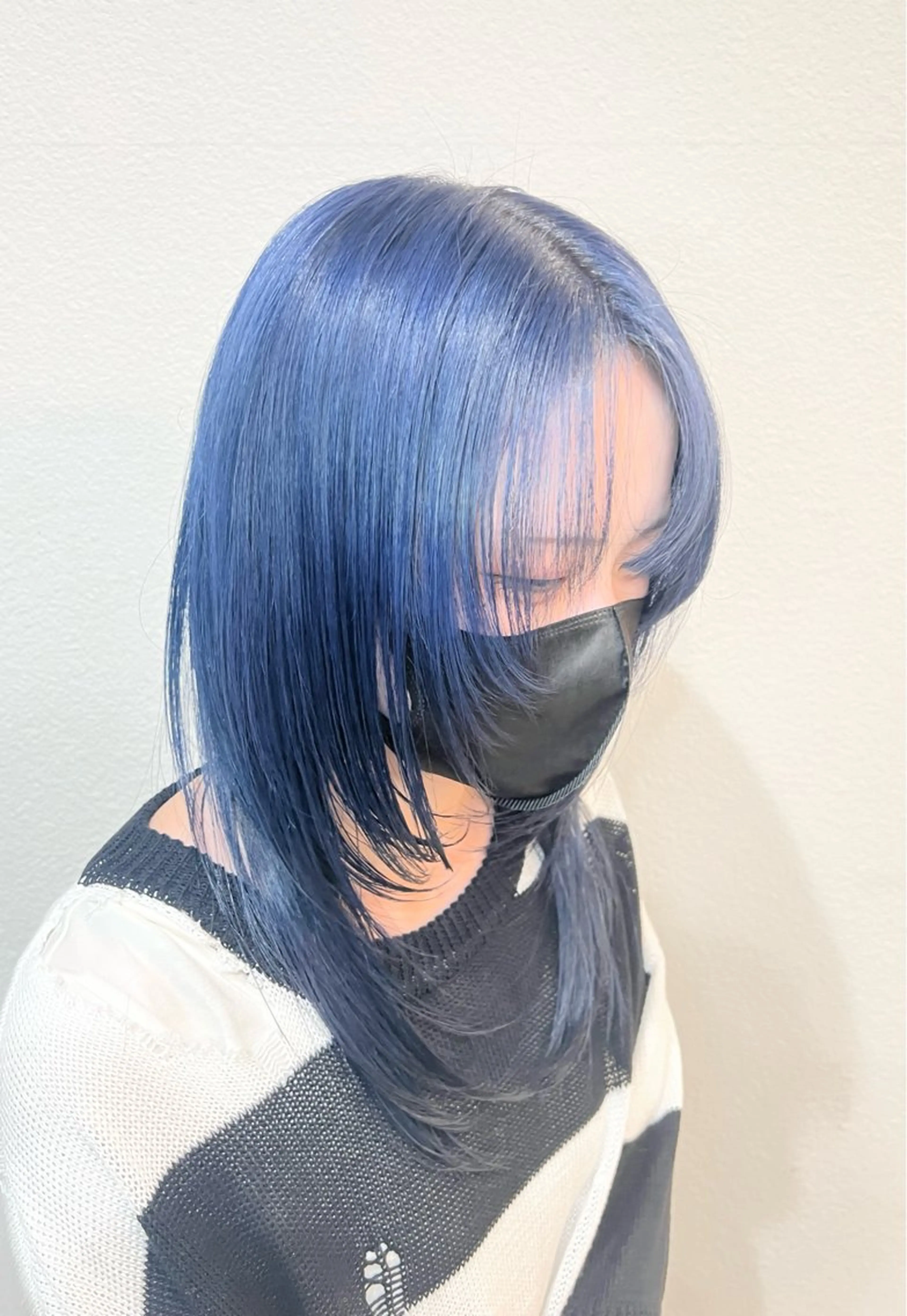 ロング カラー 和夢/メンズカット/ パーマ/ハイトーンのヘアスタイル