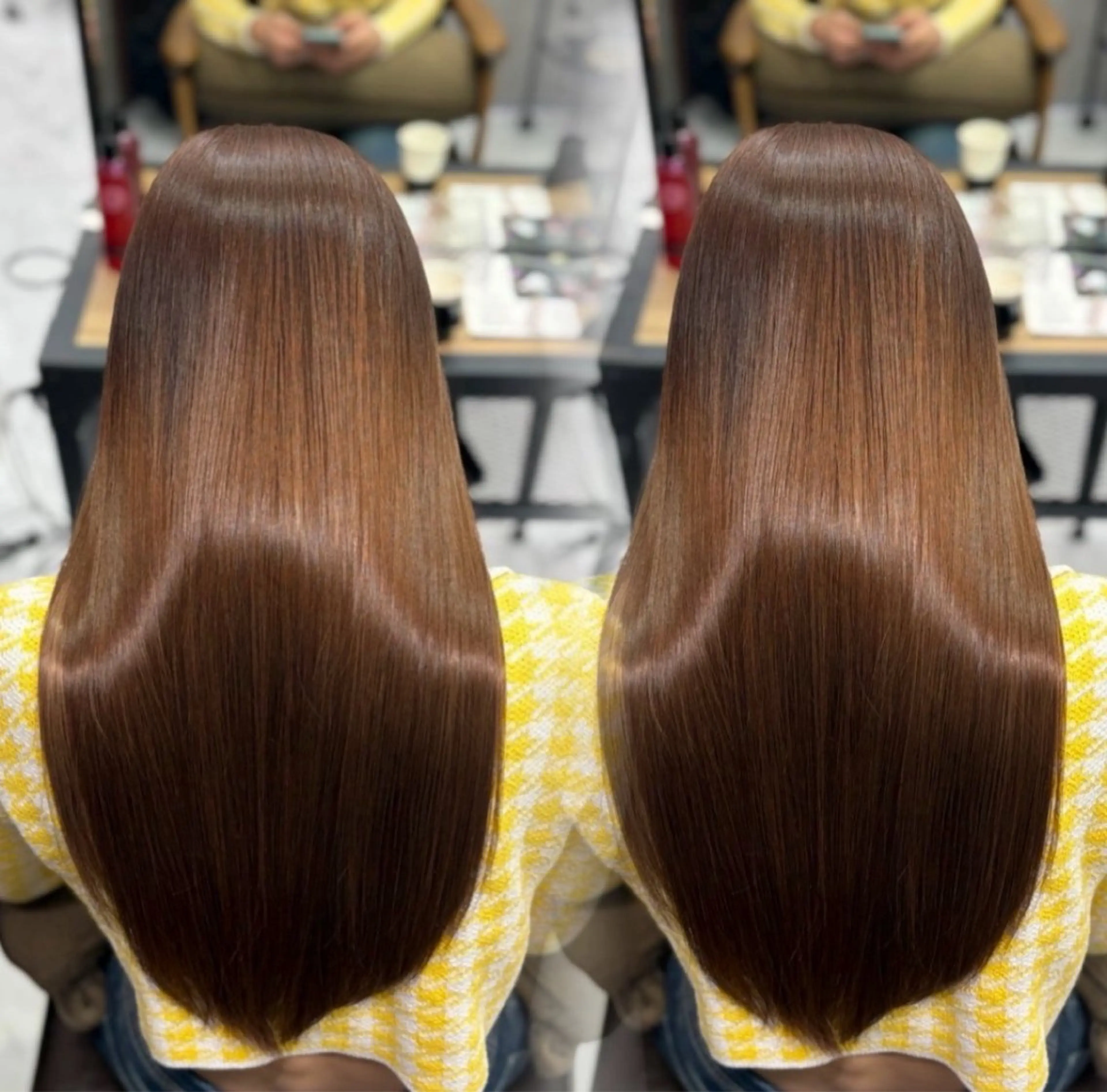 ロング ヘアカラー トリートメント 福岡美髪矯正/ KAEDEのヘアスタイル