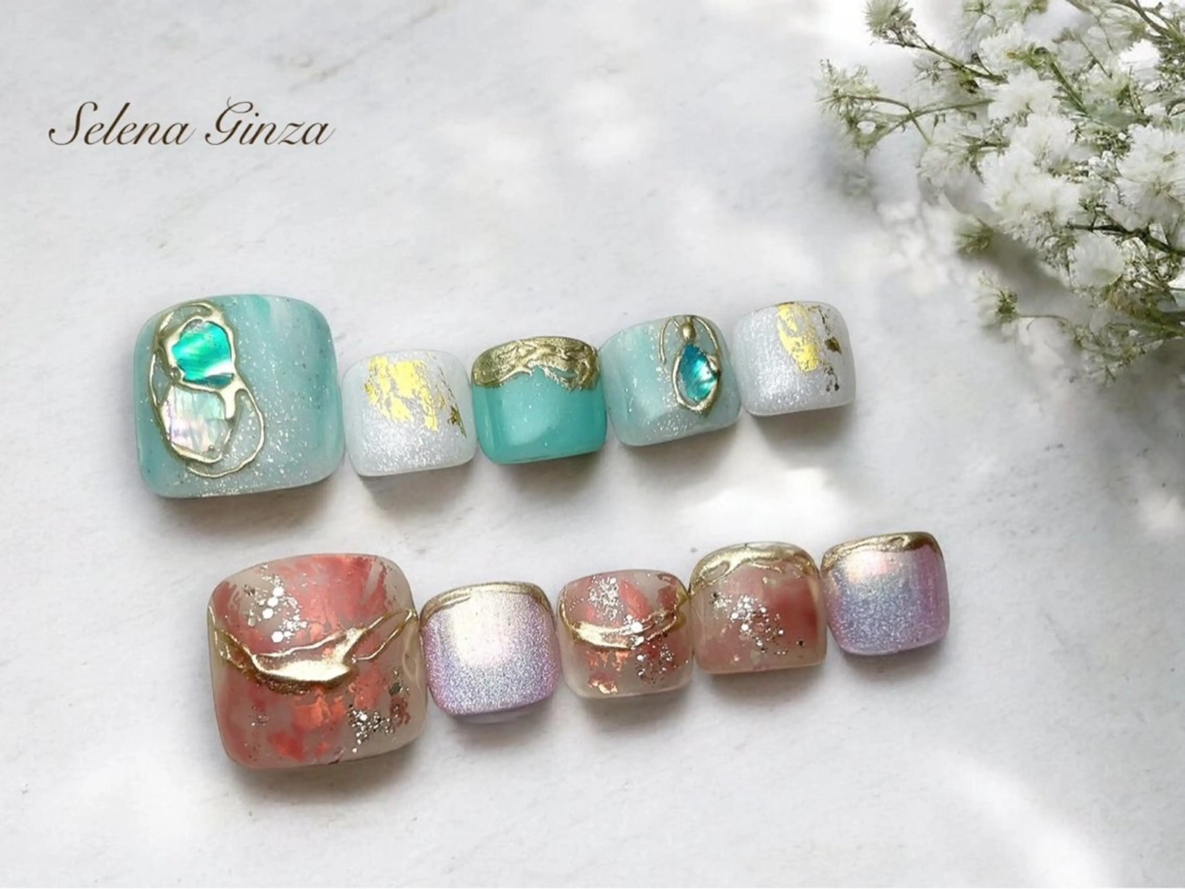 FOOT定額デザインコース★アート10本✨【オフあり】の写真