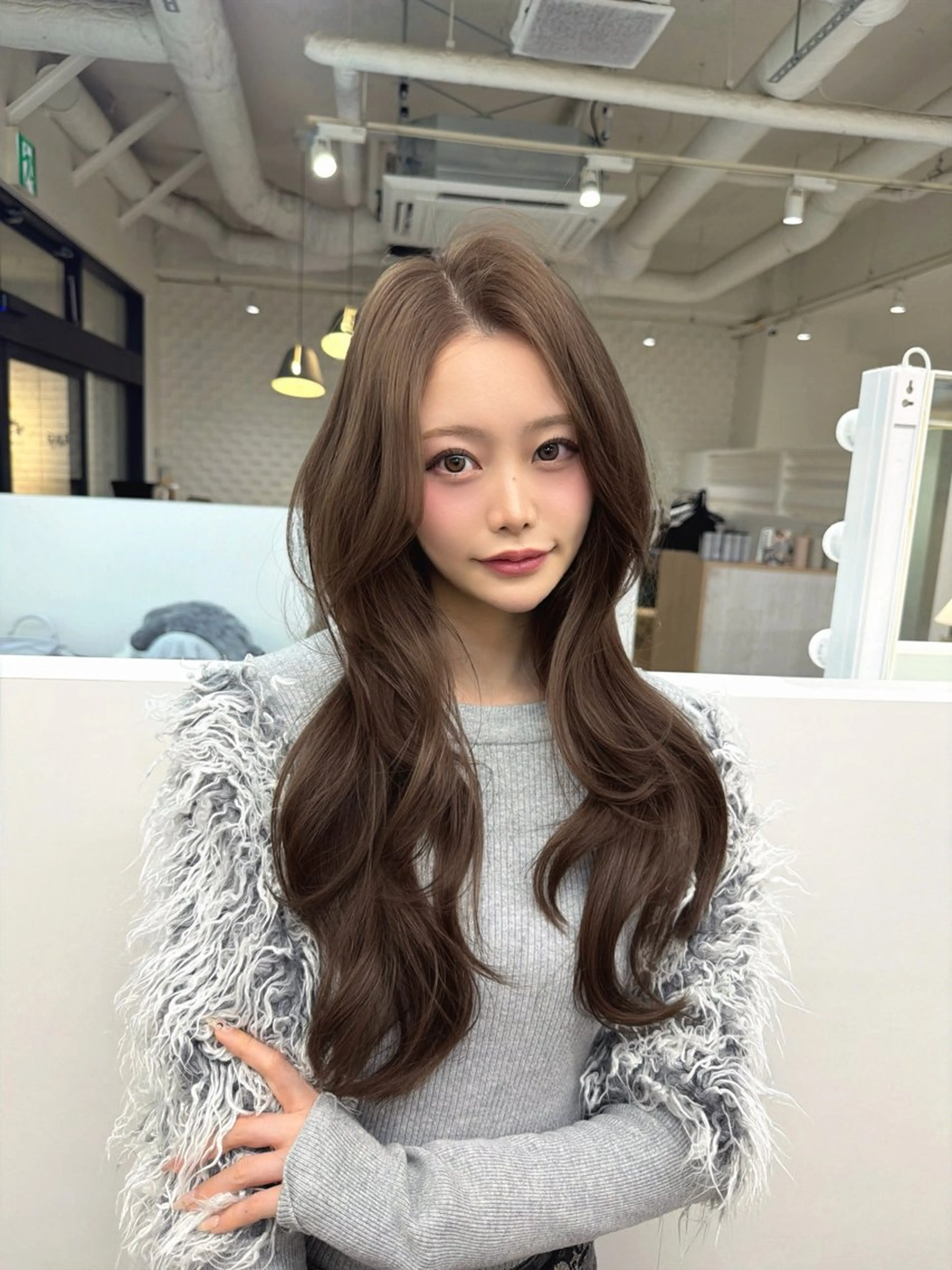 ロング カット トリートメント レイヤーカット/ 艶カラー/山内一暉のヘアスタイル