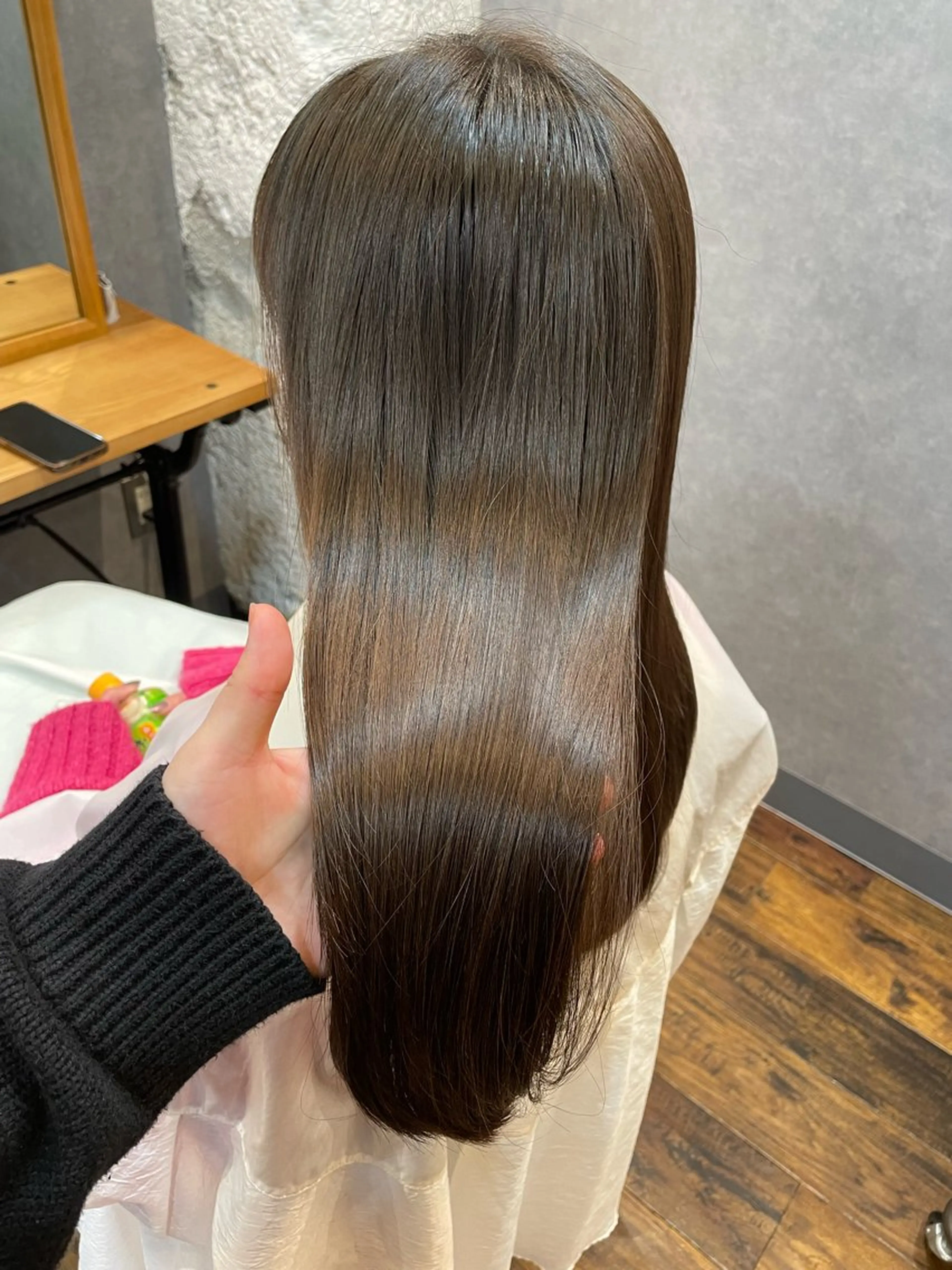 【ミニモ予約人気No.1💗】　N.カラー＋カット＋クイックトリートメントの写真