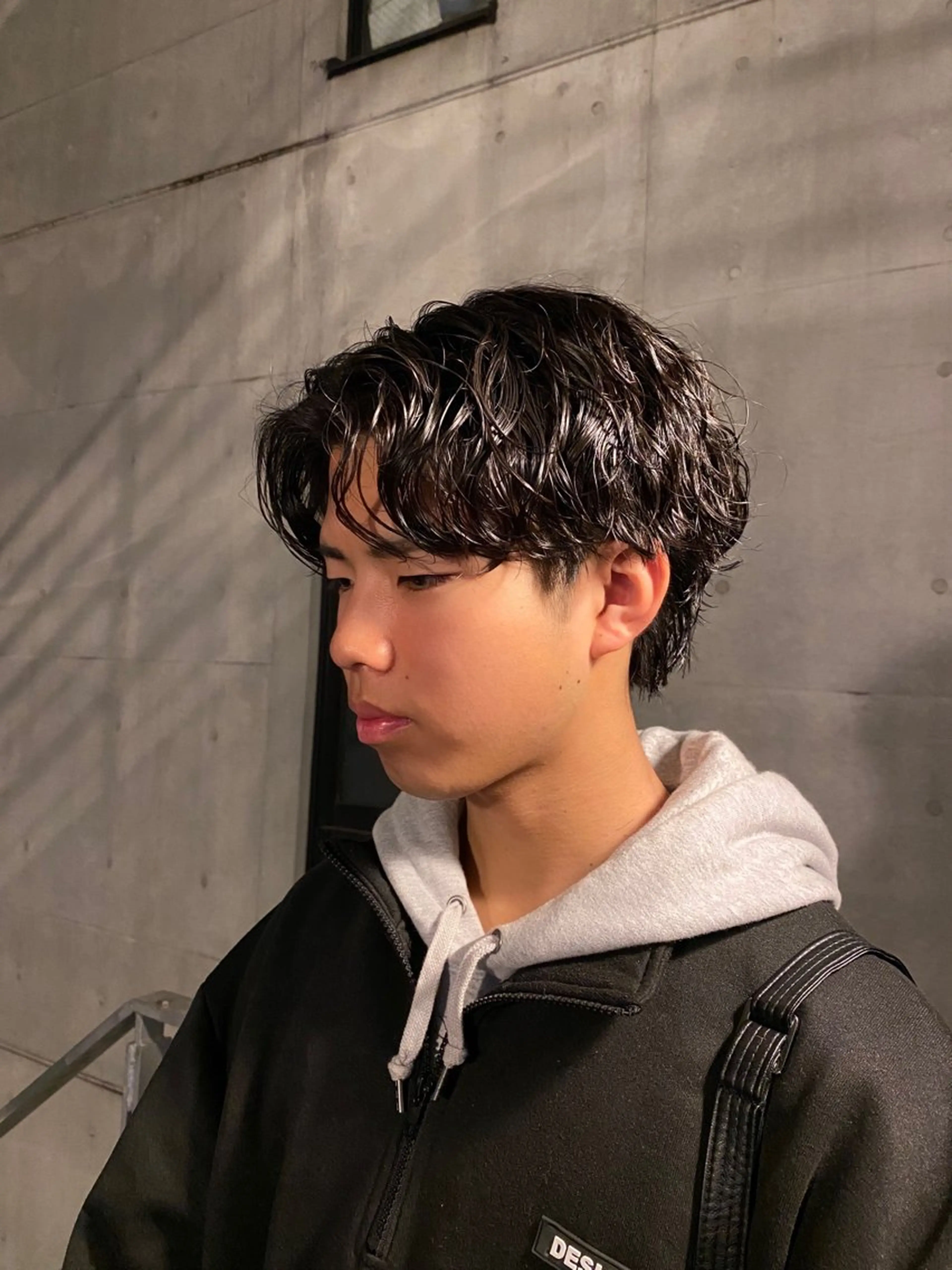 ショート パーマ メンズ カット パーマ トリートメント ヘッドスパ おしゃれパーマ メンズ特化/みーまんのヘアスタイル