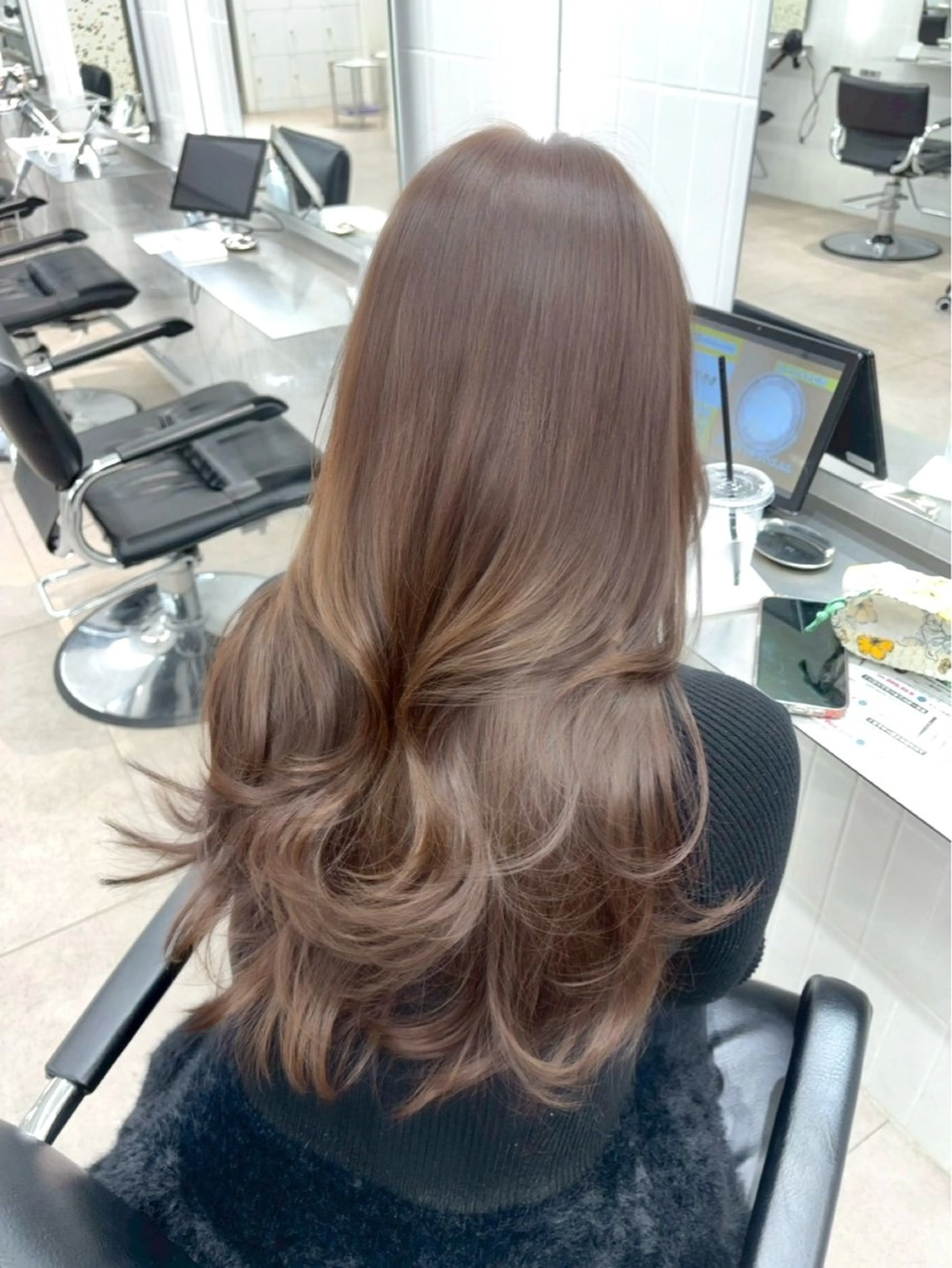 ロング カラー ヘアアレンジ カット ヘアカラー トリートメント ONYX【オニキス】所属・韓国レイヤーカット/ 髪質改善/郷家拓斗のヘアスタイル