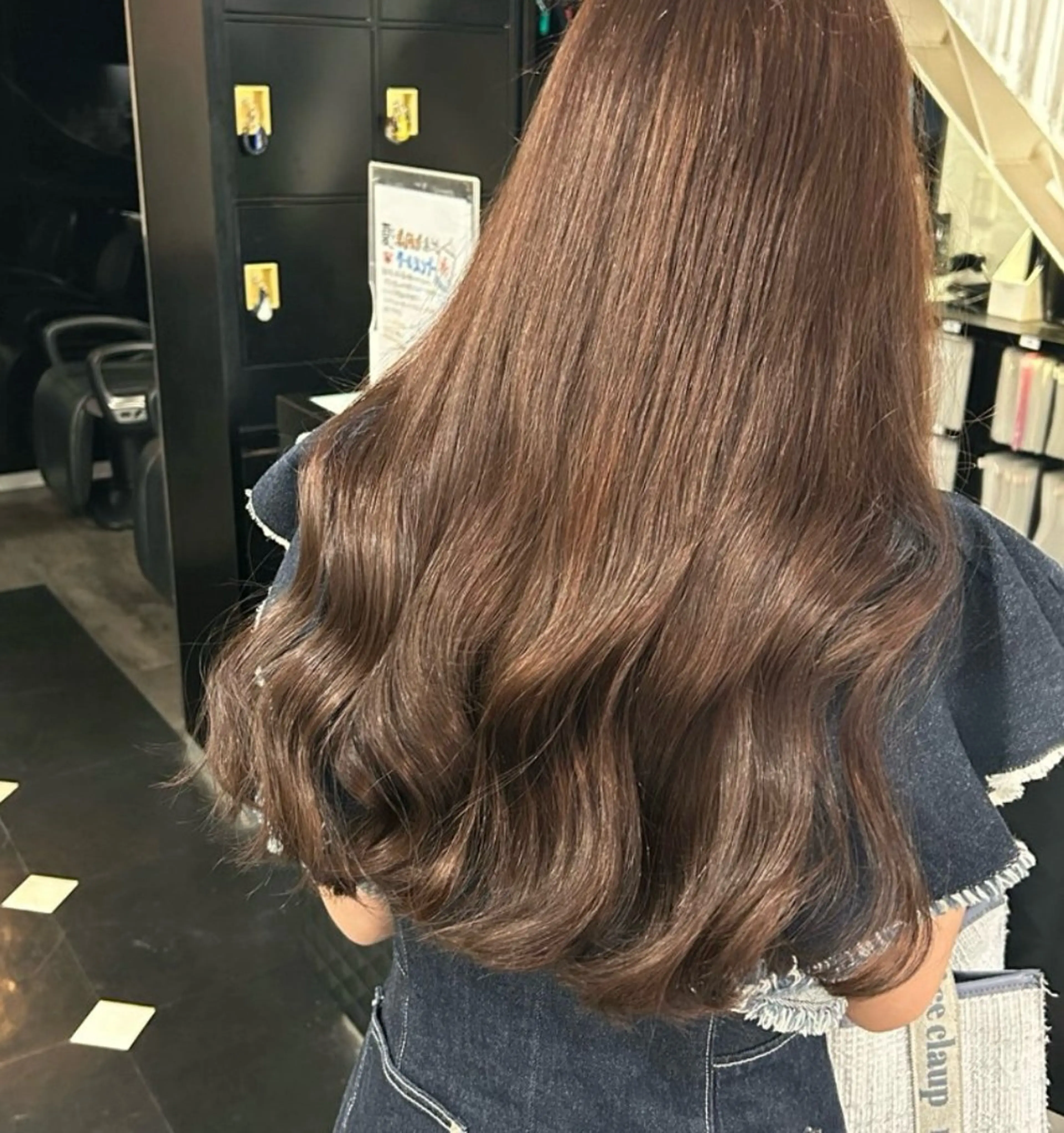 ロング カラー mizu kiのヘアスタイル